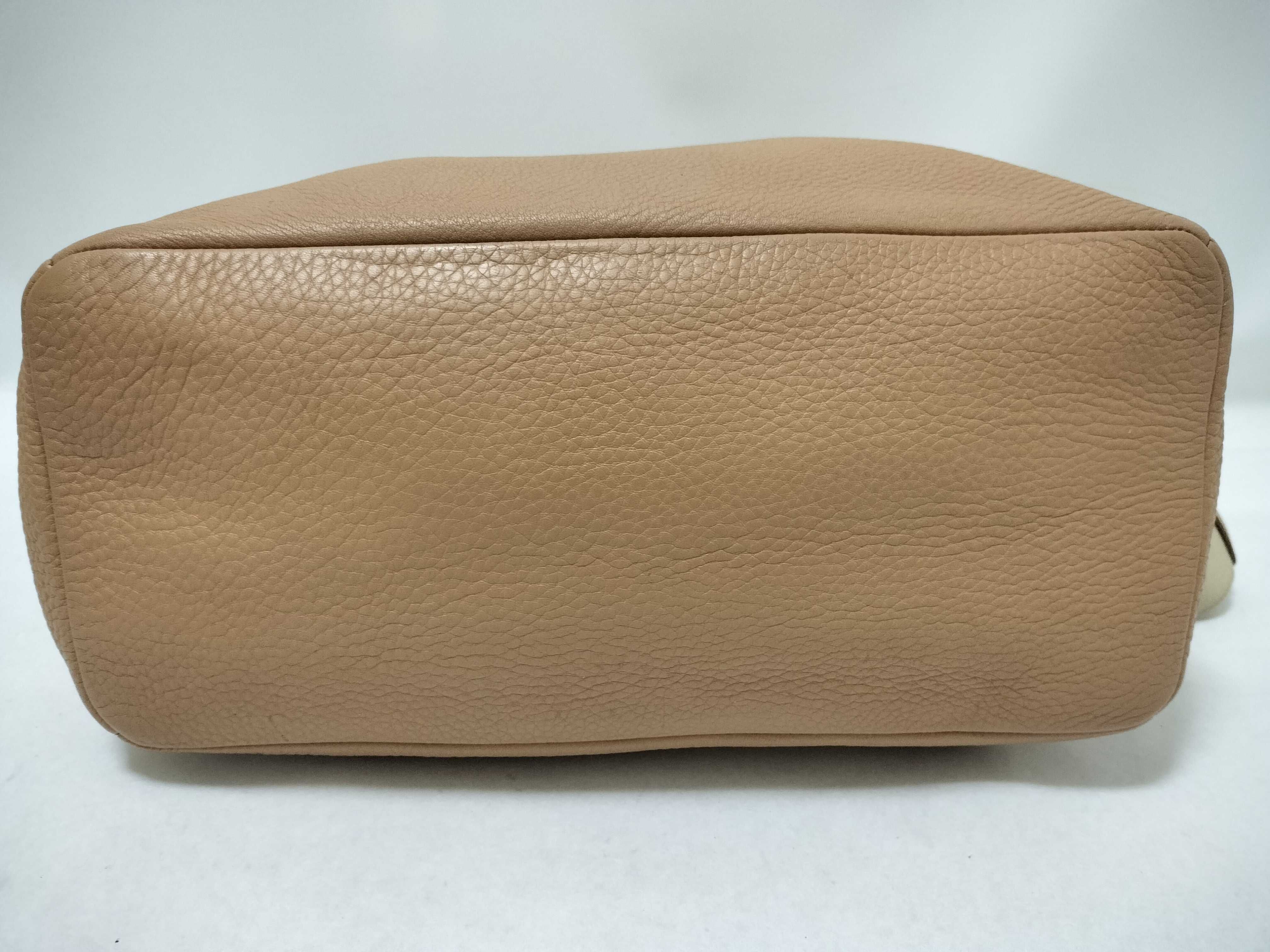 Shoulder Bag Leather Beige Shoulder Bag — view 8