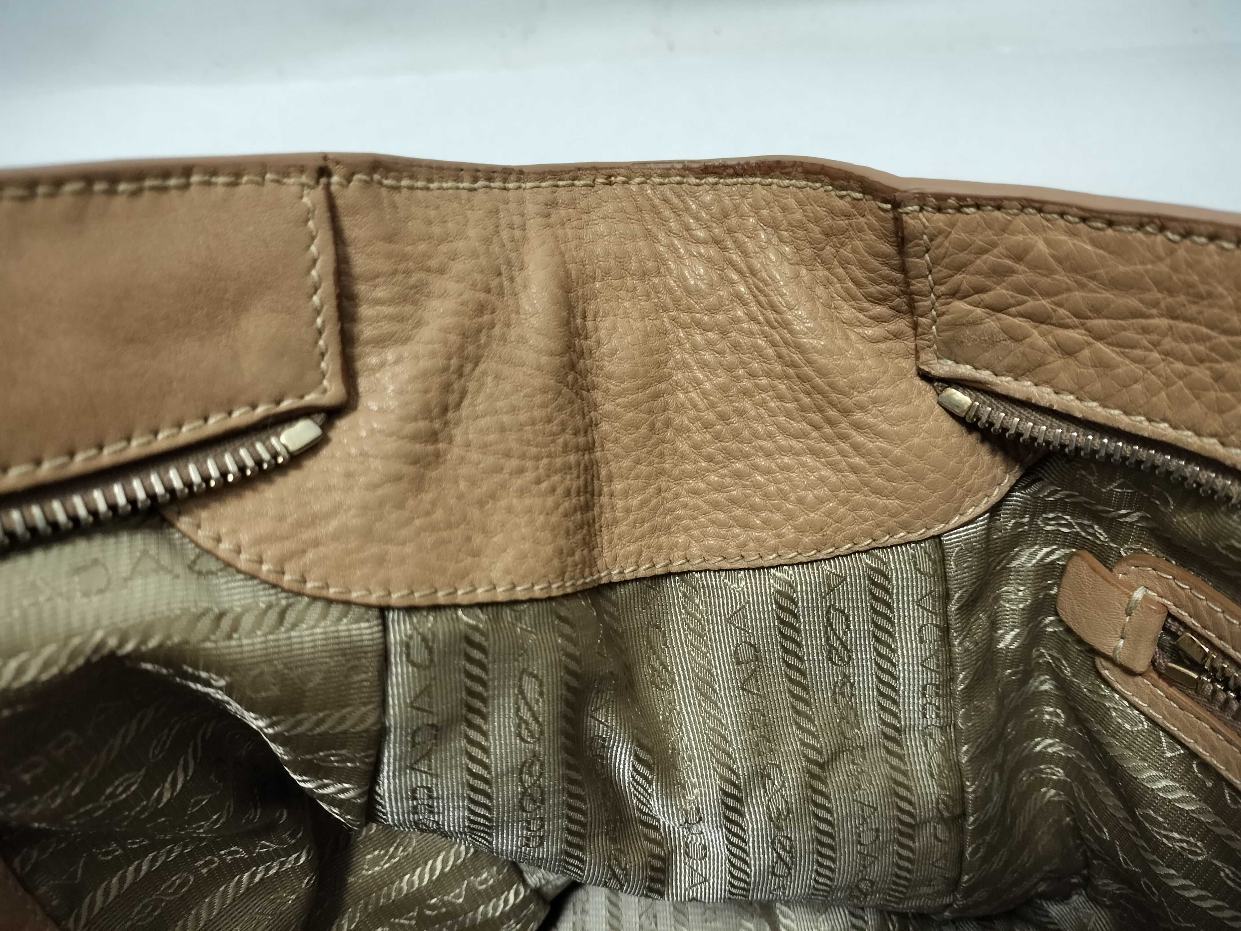 Shoulder Bag Leather Beige Shoulder Bag — view 9