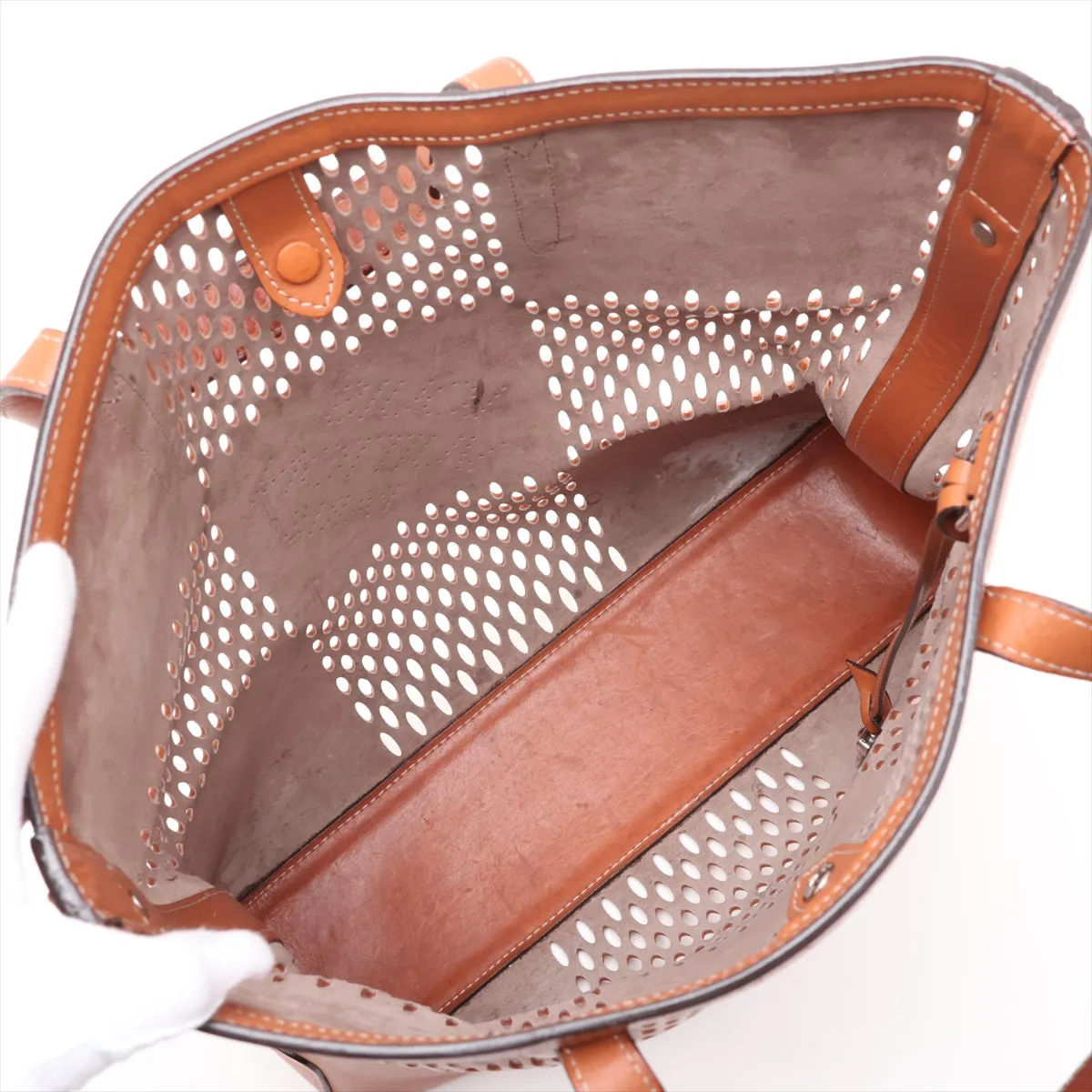 Nomade Grand Damier Cabas NS M85130 RI4183 Brown — view 8