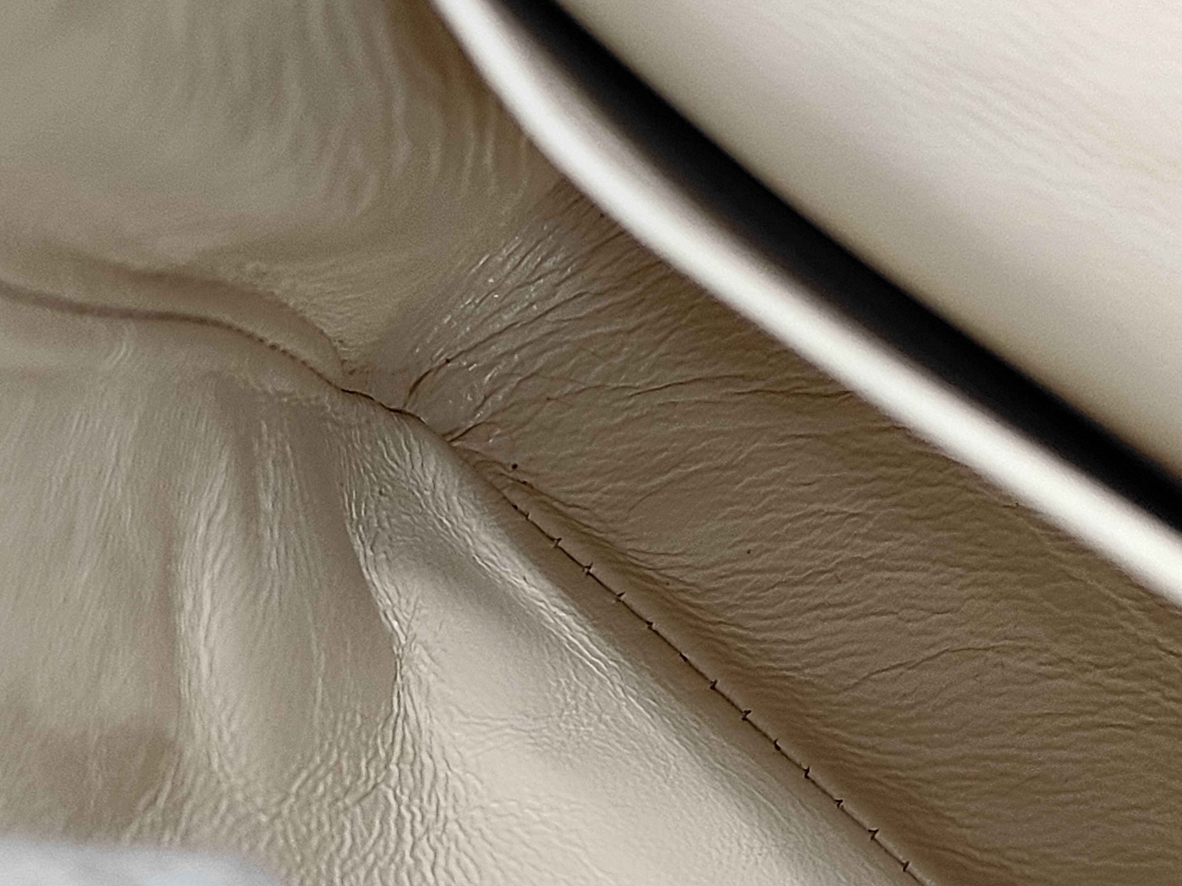 Matelassé Double Flap Beige Shoulder Bag — view 12