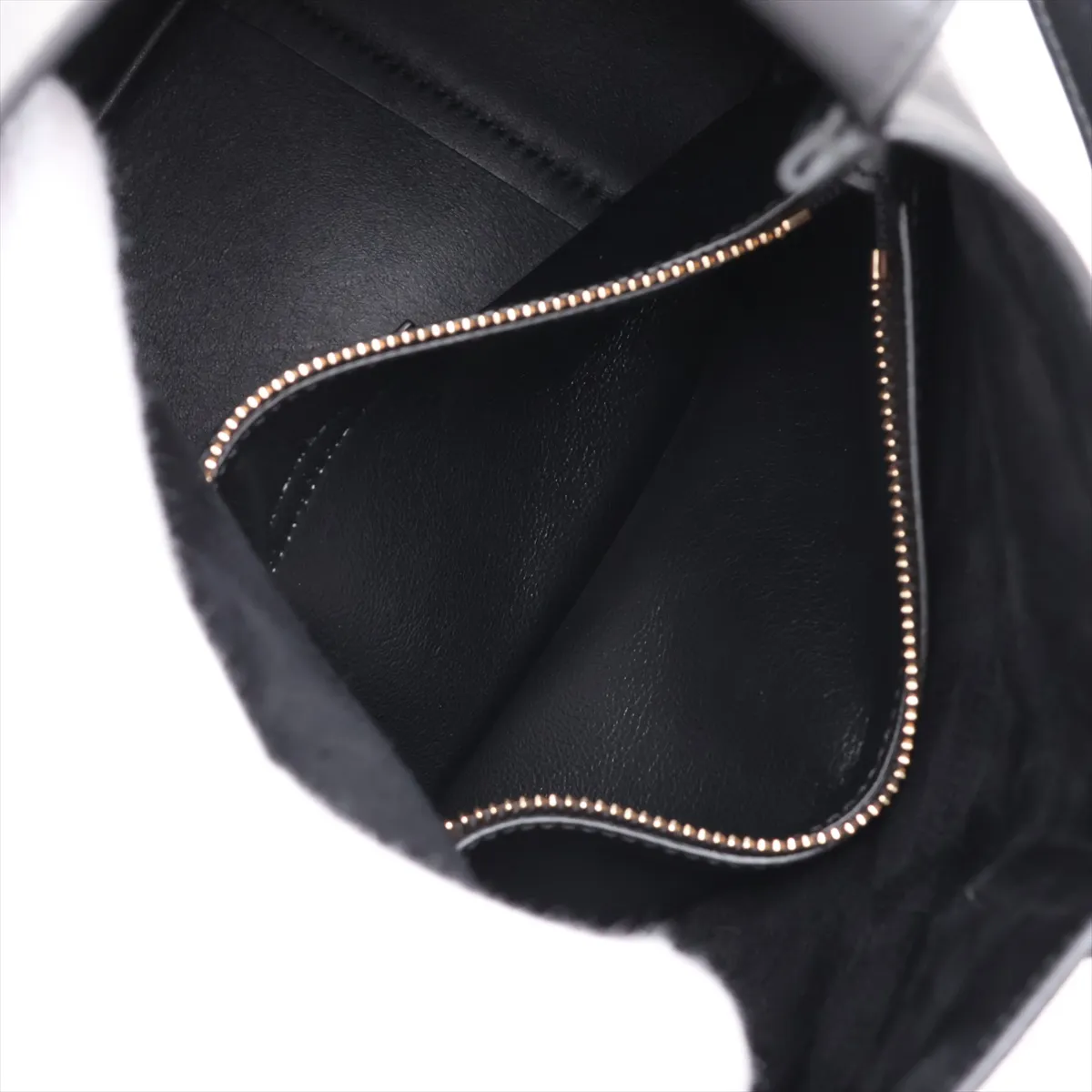 LE 5 A 7 Small Leather Shoulder Bag, Black, 713938 — view 9