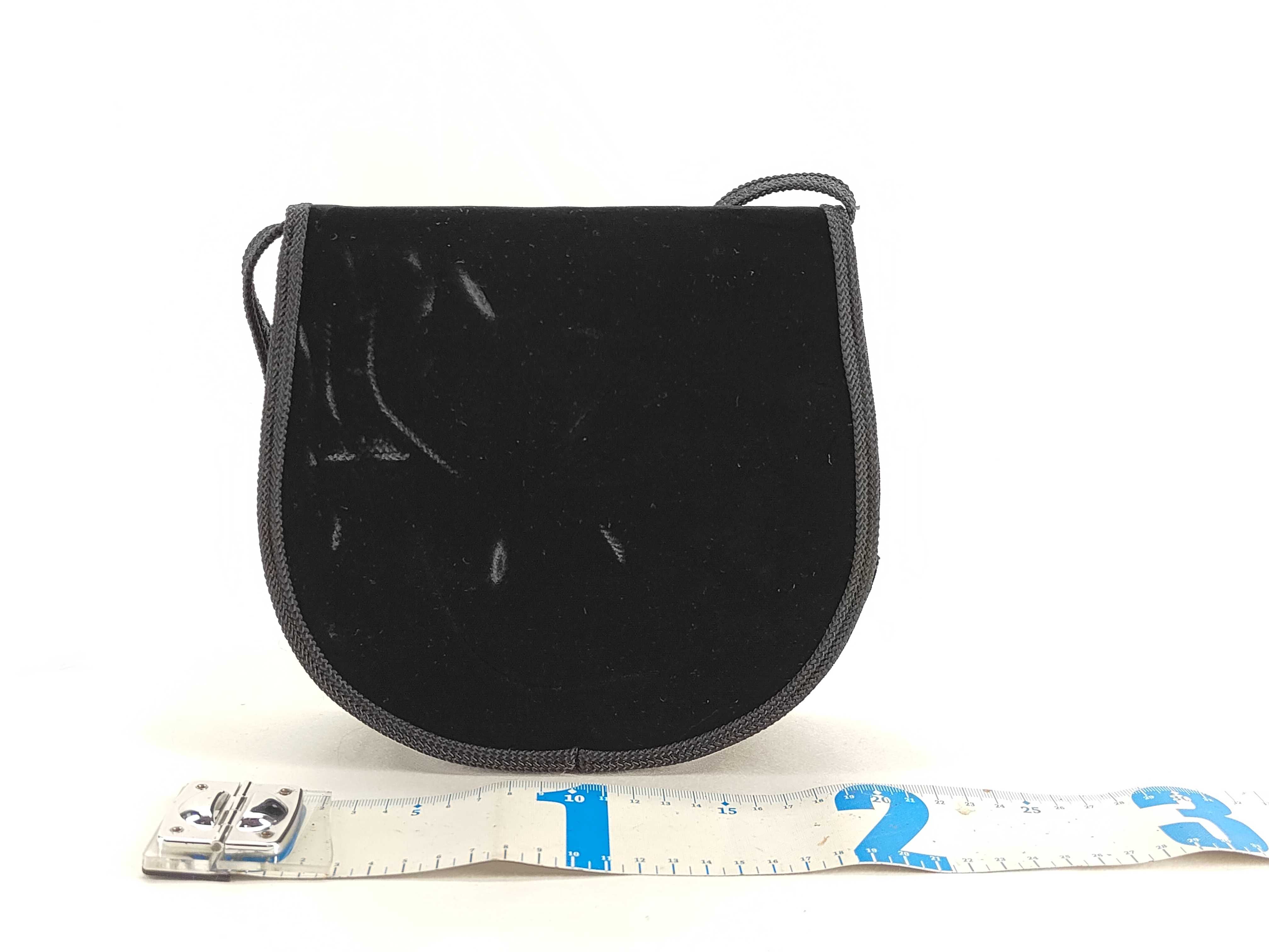 Shoulder Bag Velor Black Shoulder Bag — view 2