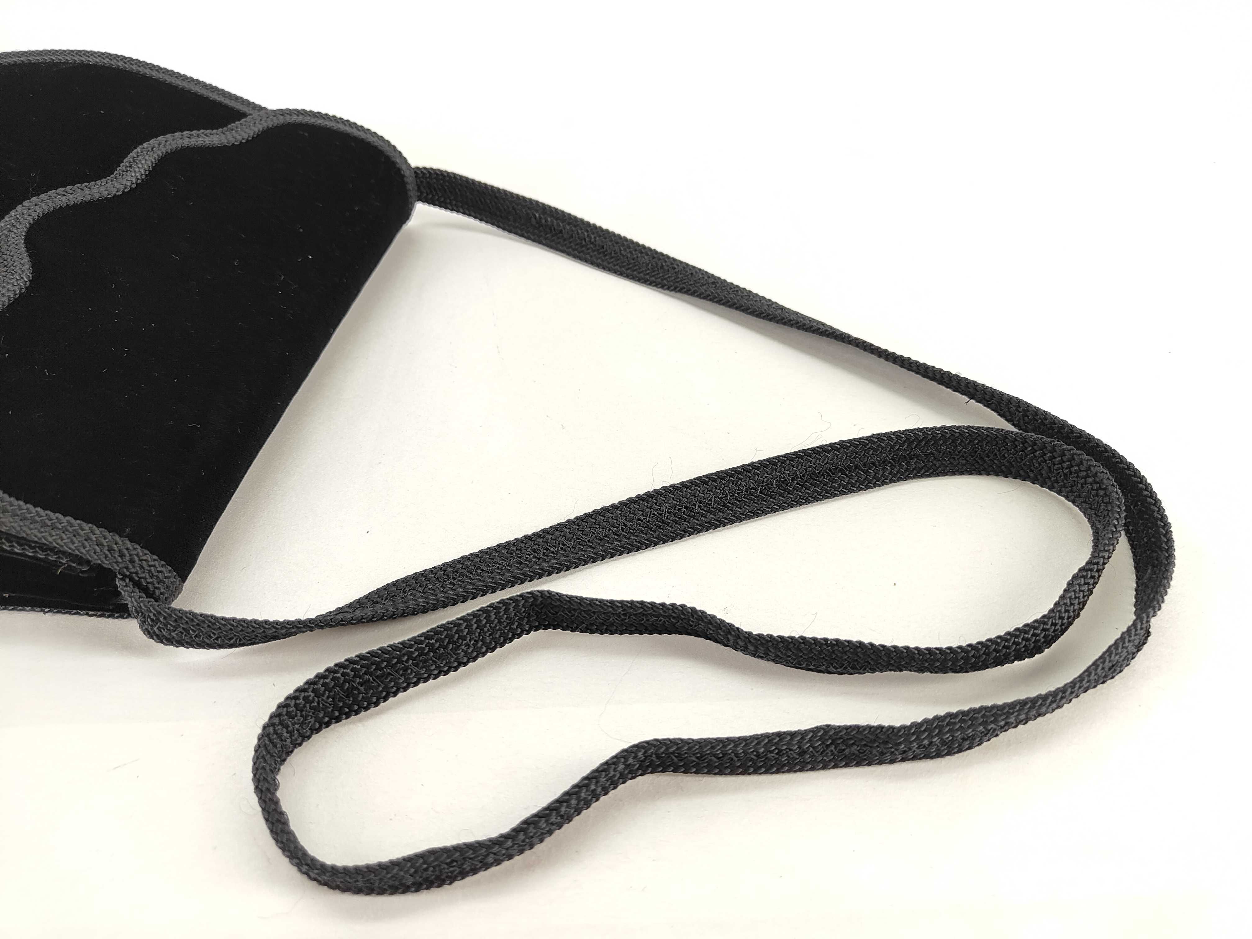 Shoulder Bag Velor Black Shoulder Bag — view 3