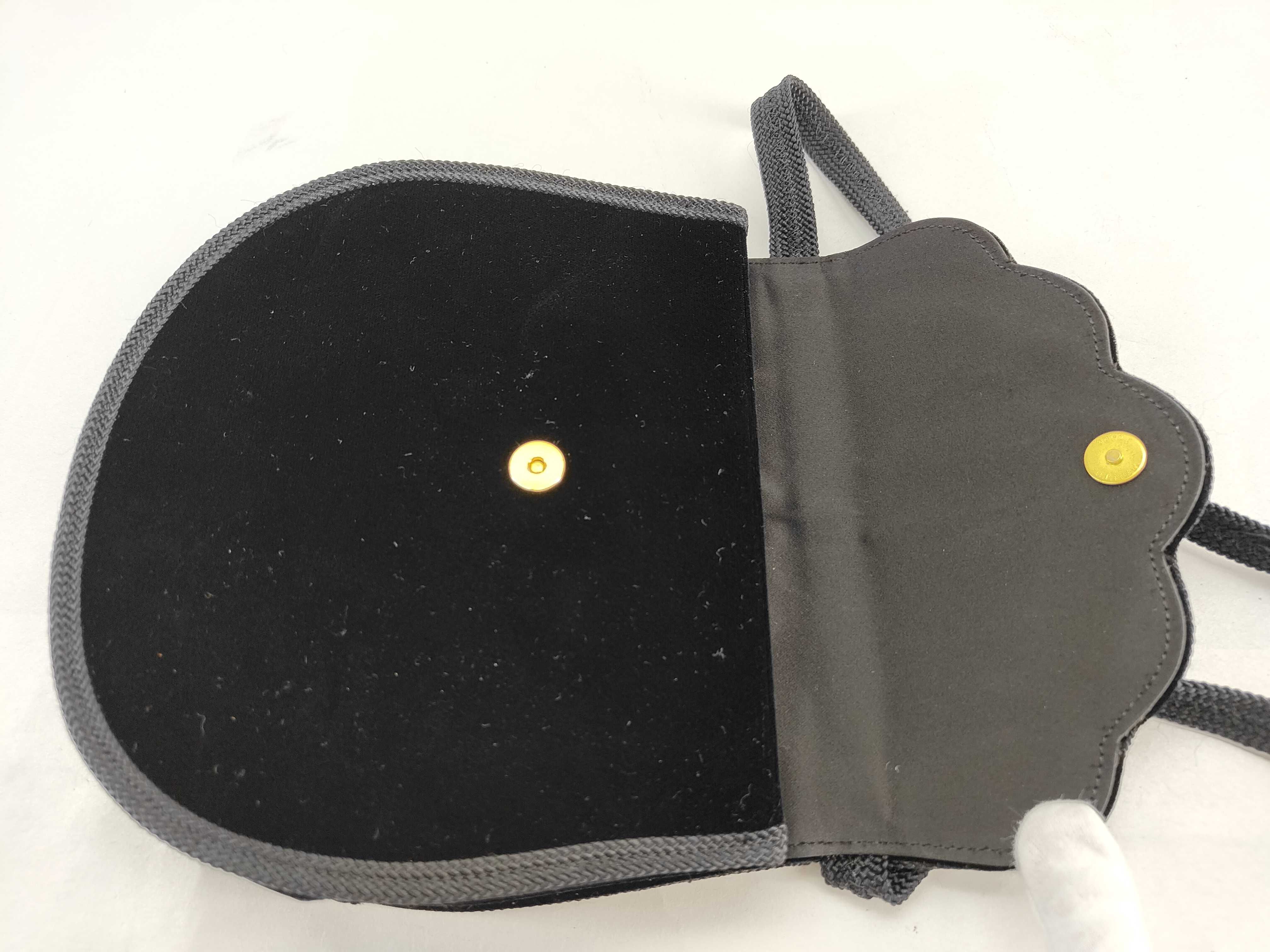 Shoulder Bag Velor Black Shoulder Bag — view 6