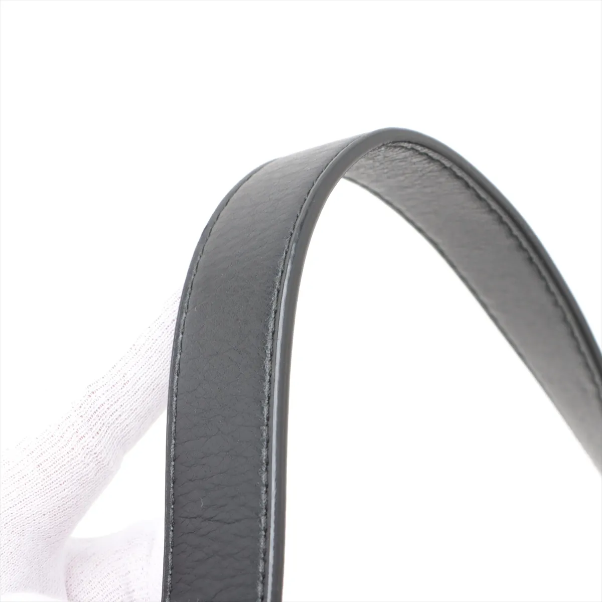 Maxi Intrecciato Padette Cassette Leather Shoulder Bag Black — view 12