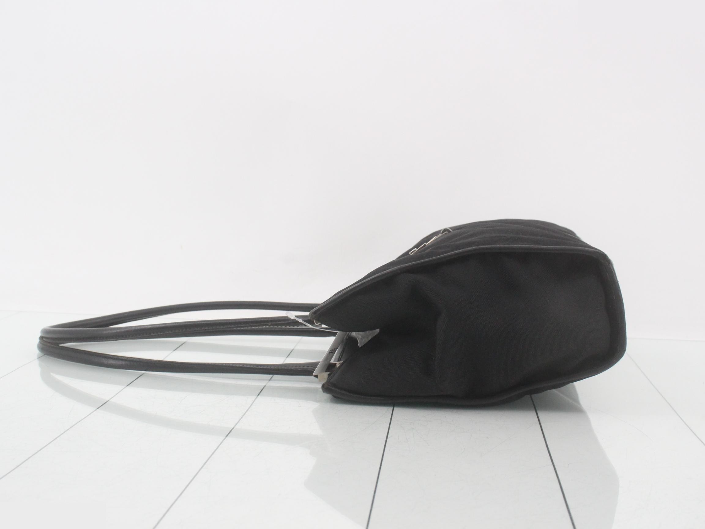 Jackie Line Black Nylon Tote Bag — view 4