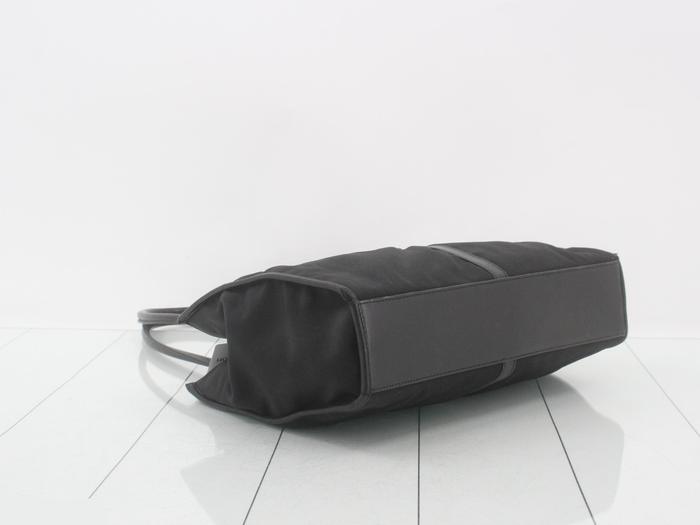 Jackie Line Black Nylon Tote Bag — view 5