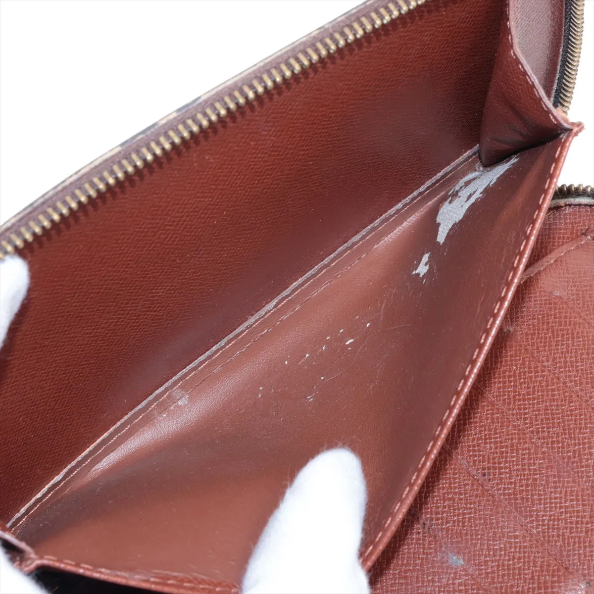 Monogram Agenda Geod M62950 MI1010 Brown Long Wallet — view 5