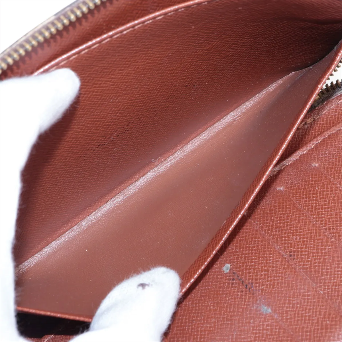 Monogram Agenda Geod M62950 MI1010 Brown Long Wallet — view 6