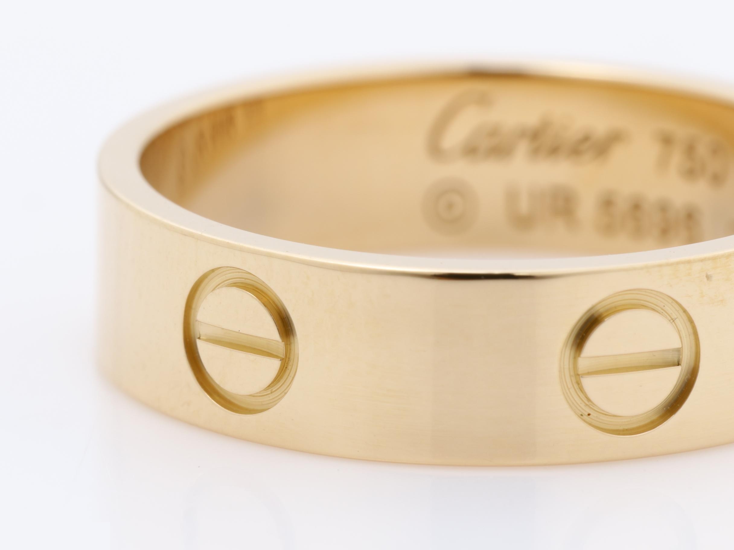 750PG Love Ring, Size 58, 6.1g, Approx. 5.5mm Width — view 3