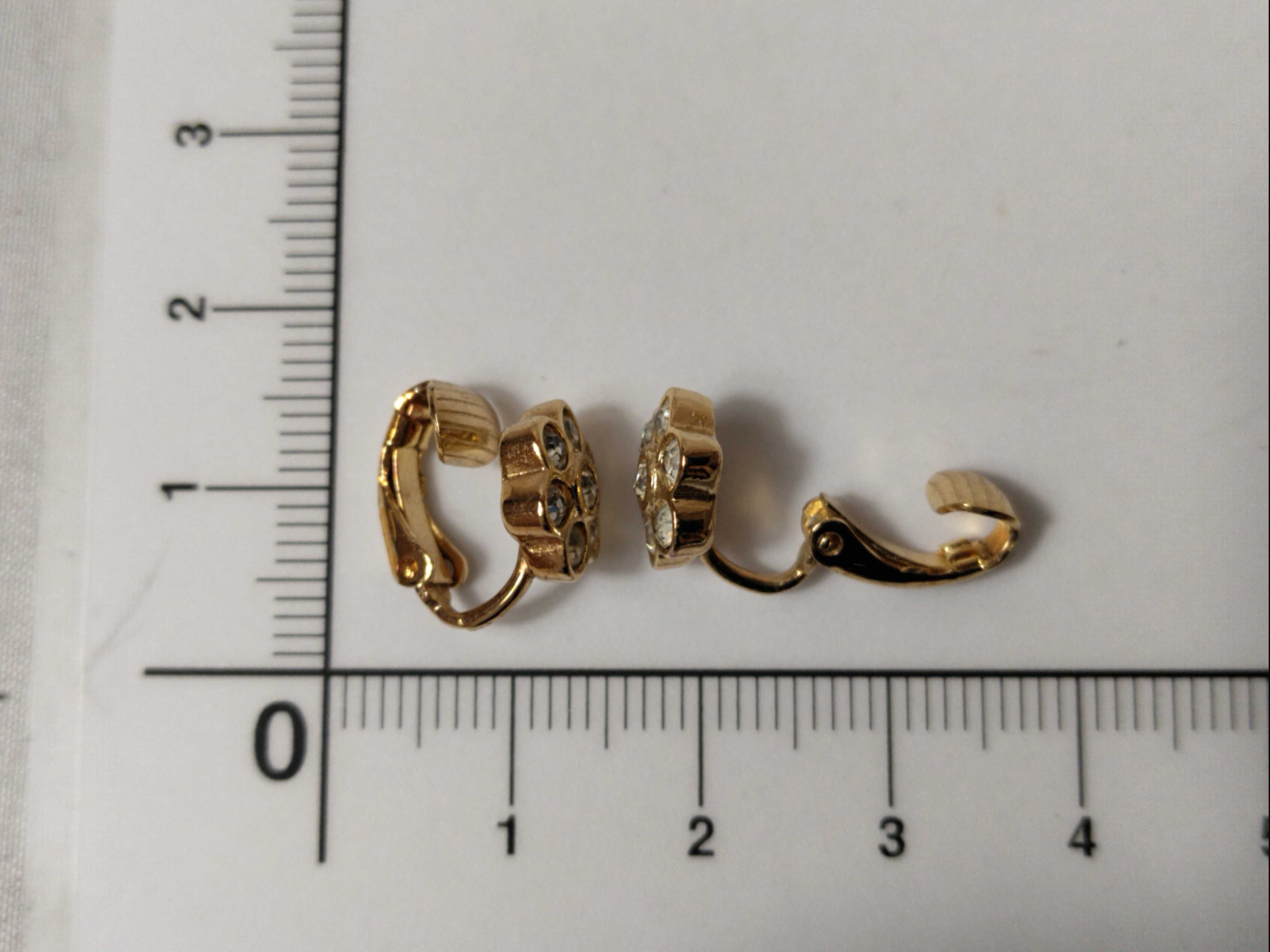 Rhinestone Earrings — view 6