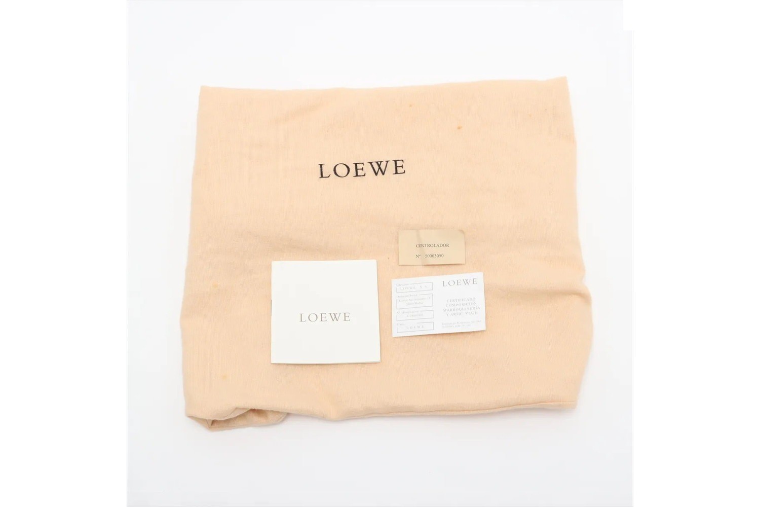 Anagram Leather Tote Bag — view 11