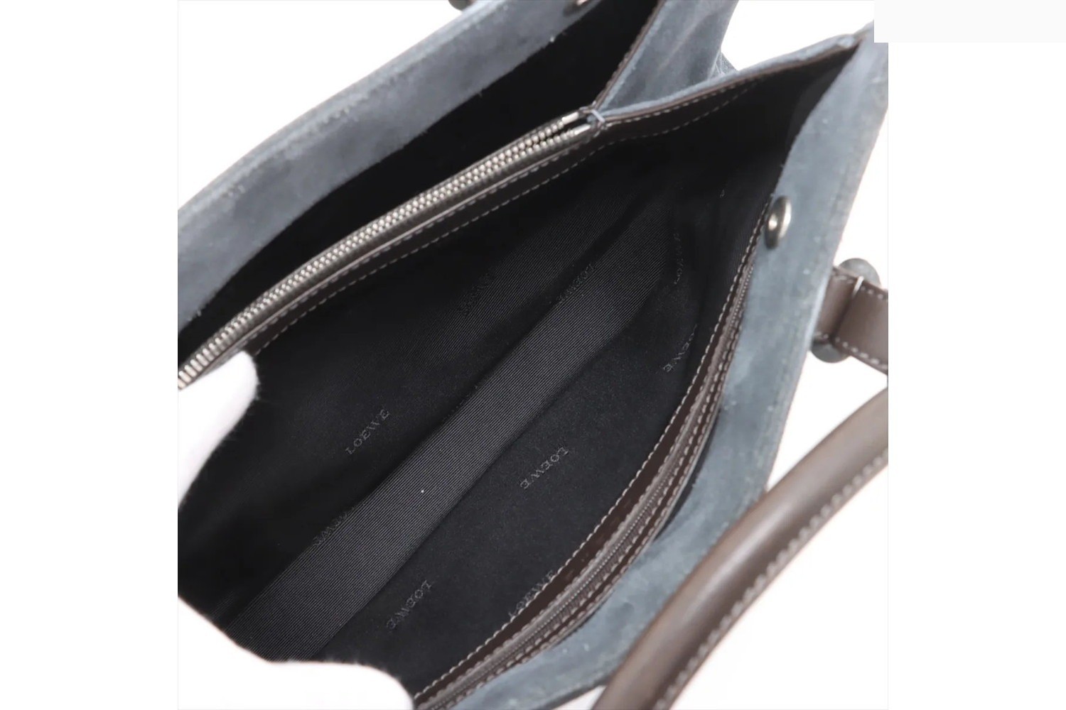 Anagram Leather Tote Bag — view 7