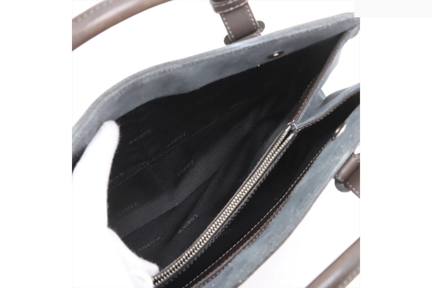 Anagram Leather Tote Bag — view 8