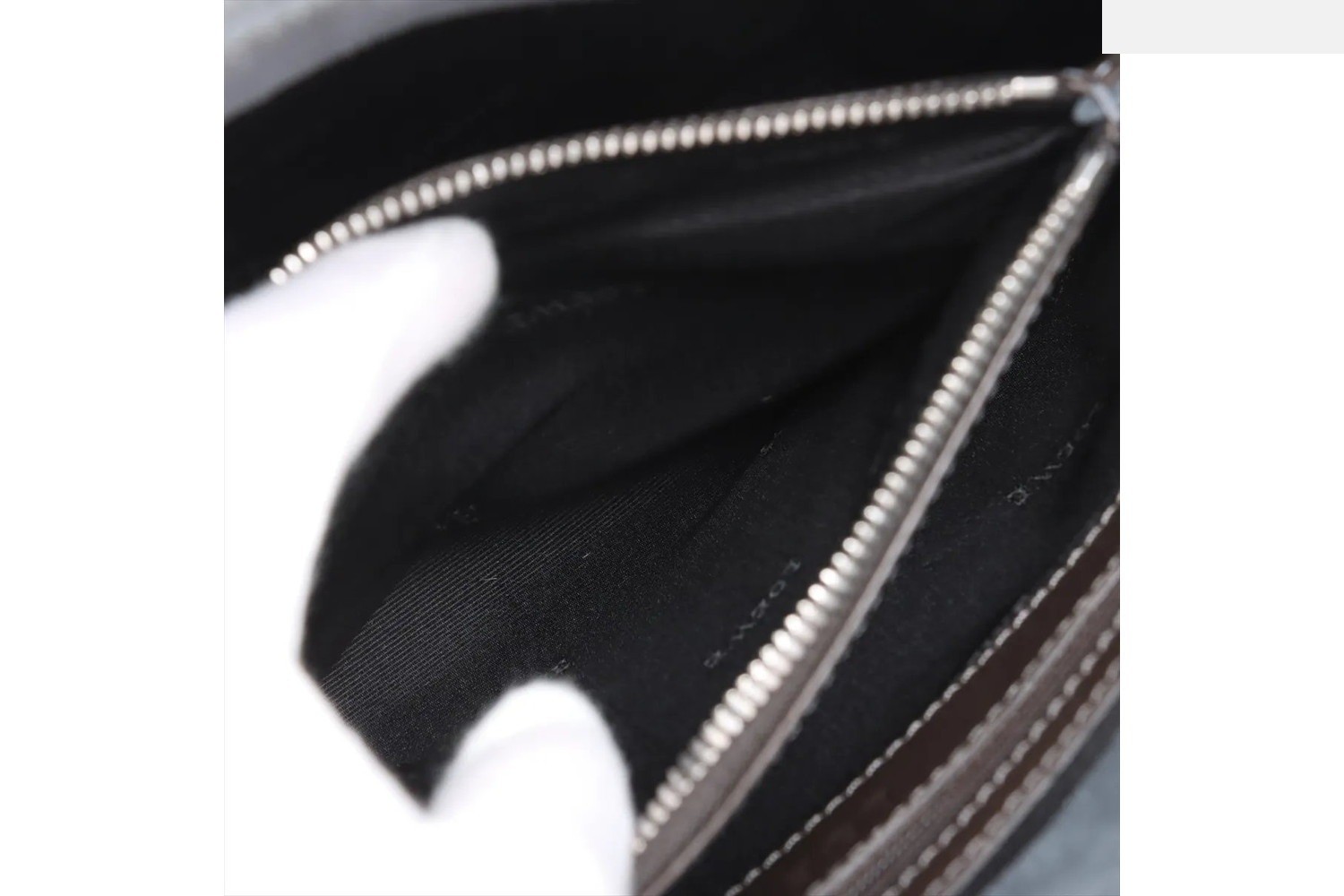 Anagram Leather Tote Bag — view 9