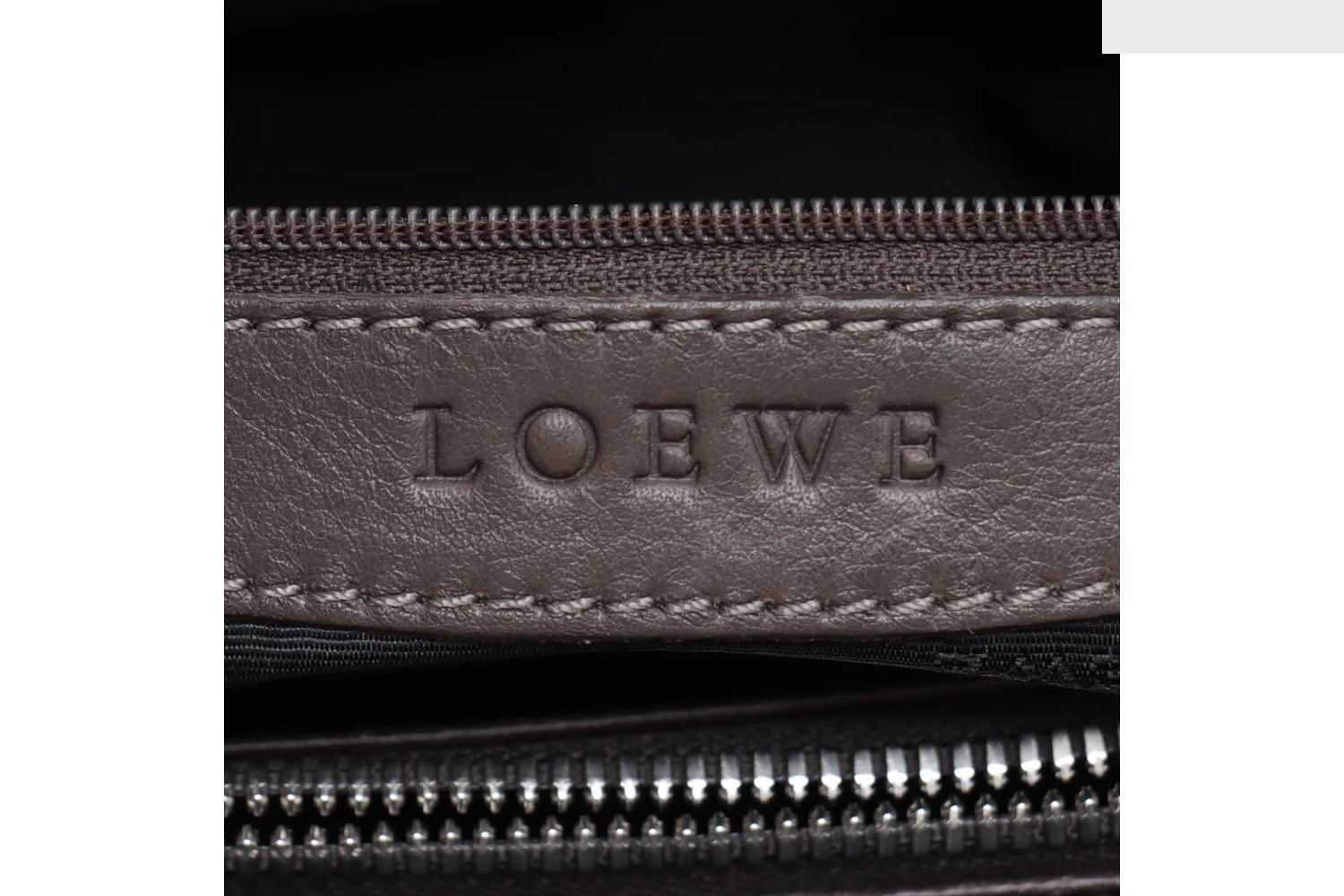 Anagram Leather Tote Bag — view 10