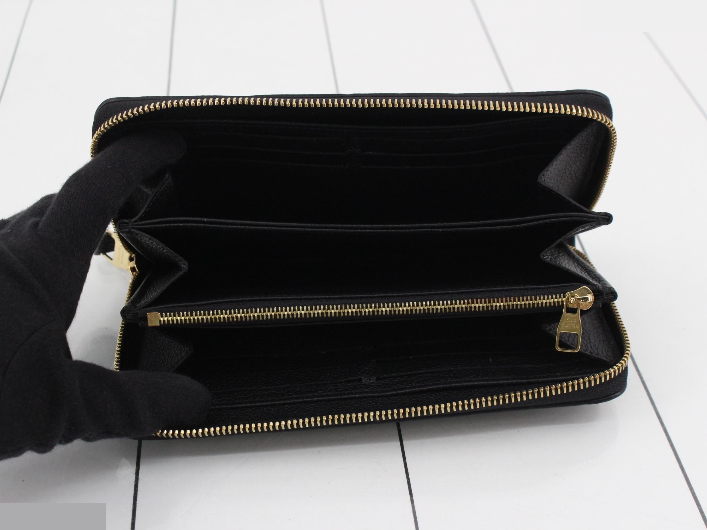 Zippy Wallet Noir Empreinte — view 4