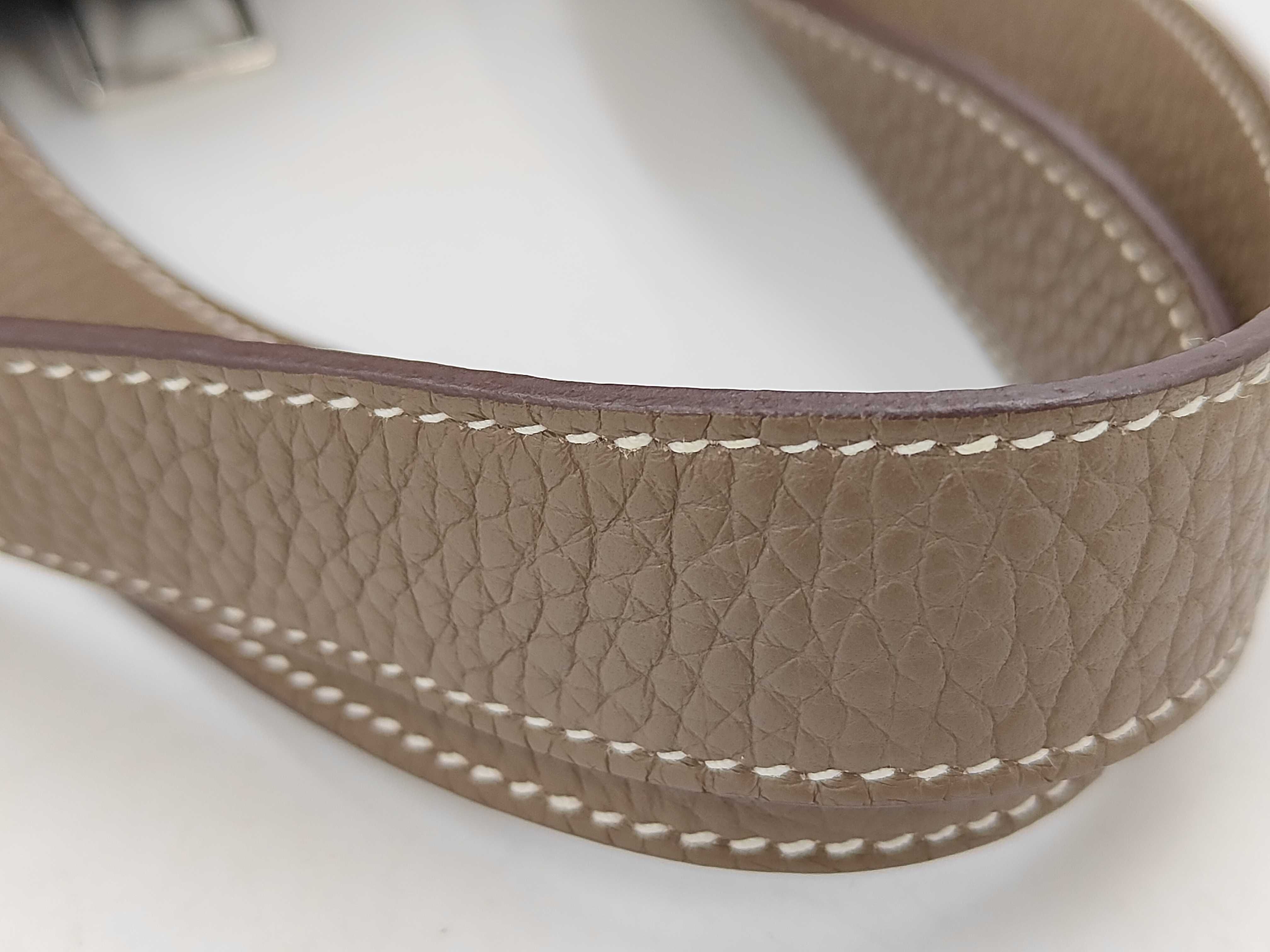 Picotin Lock MM 22 Taurillon Clemence Etoupe Handbag — view 5