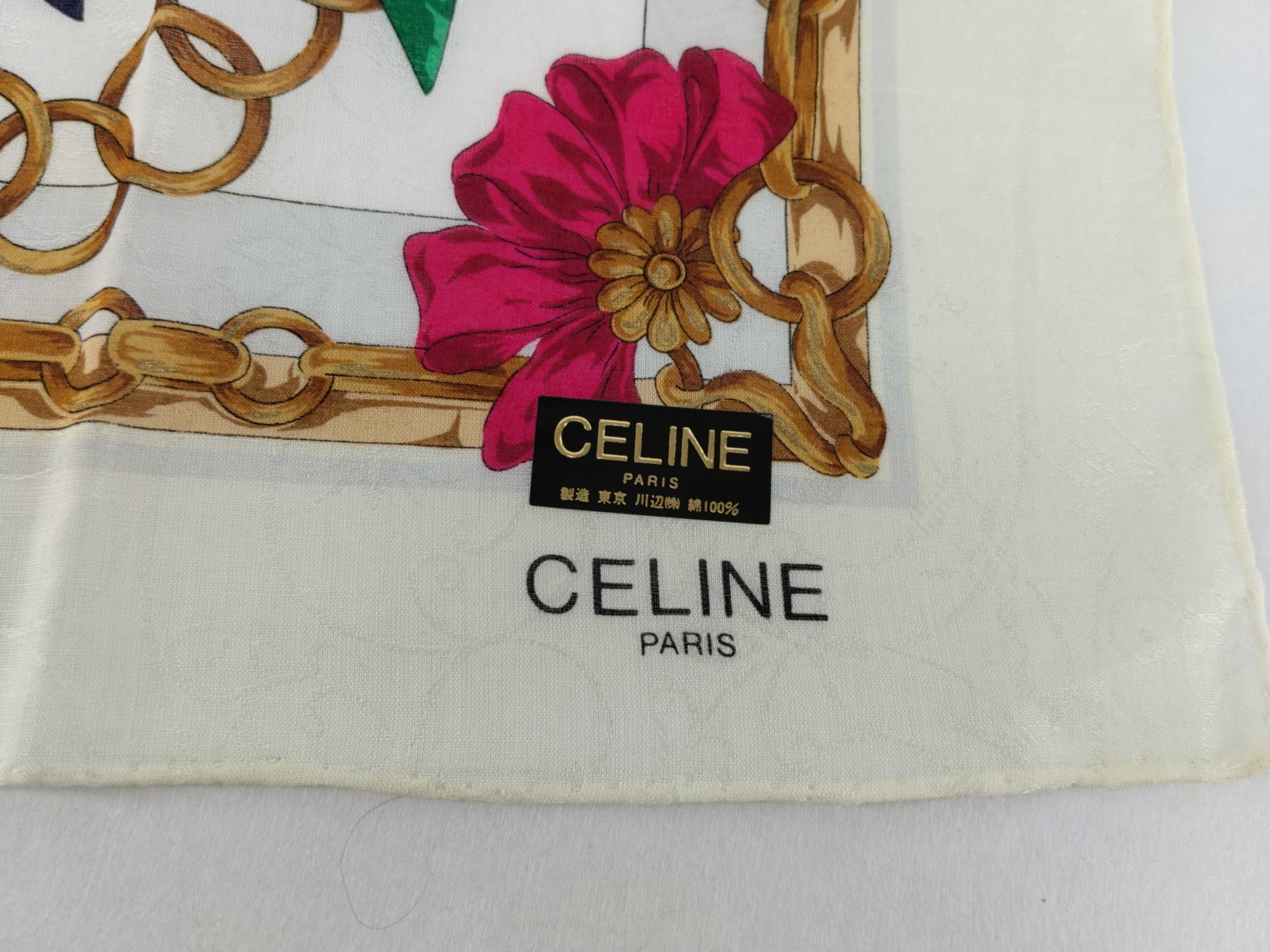 handkerchief scarf with sticker, logo, ribbon, tassel, medal motif, and other accessories. — view 3