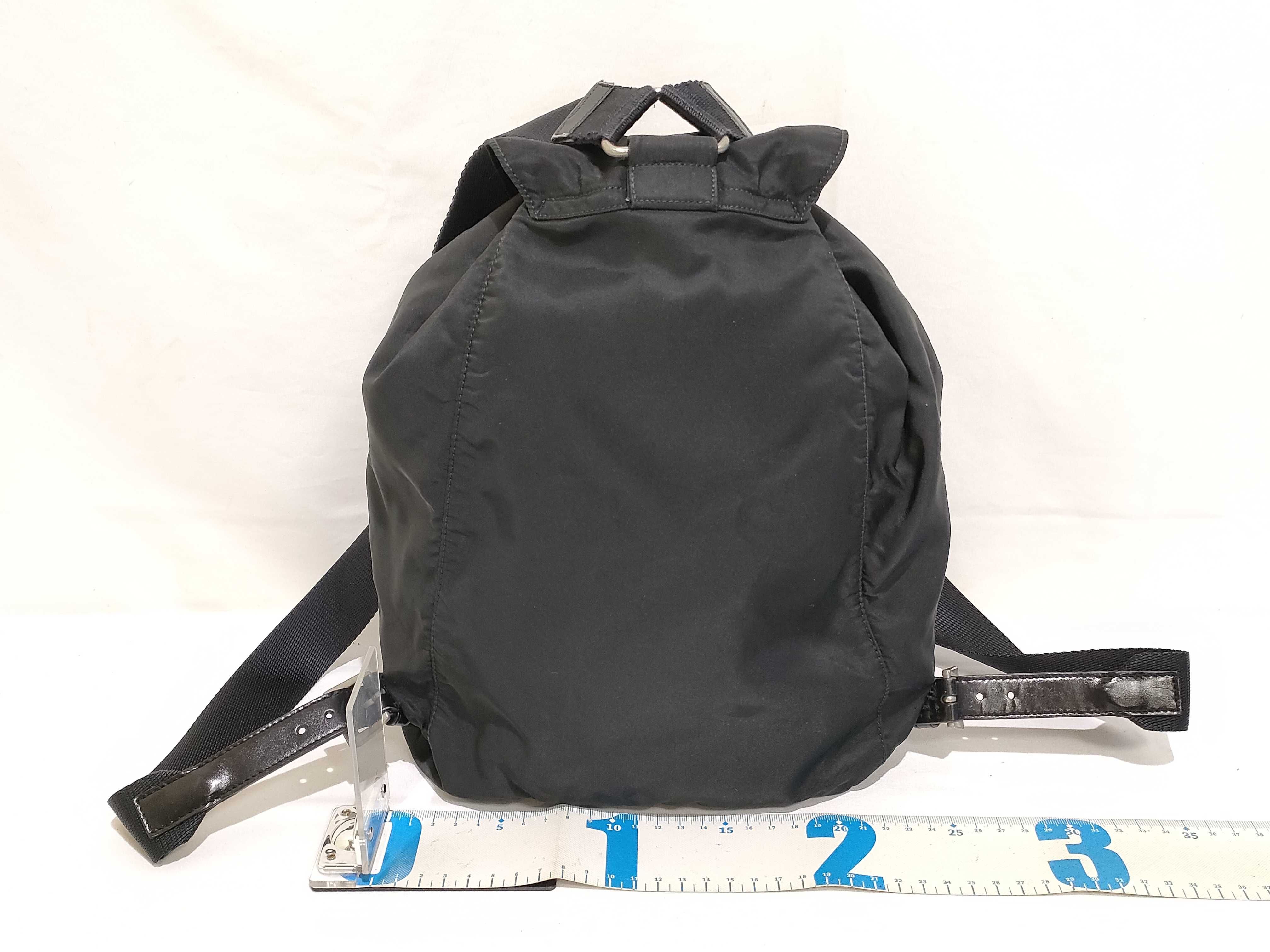 nylon backpack with Prada triangular logo. — view 2
