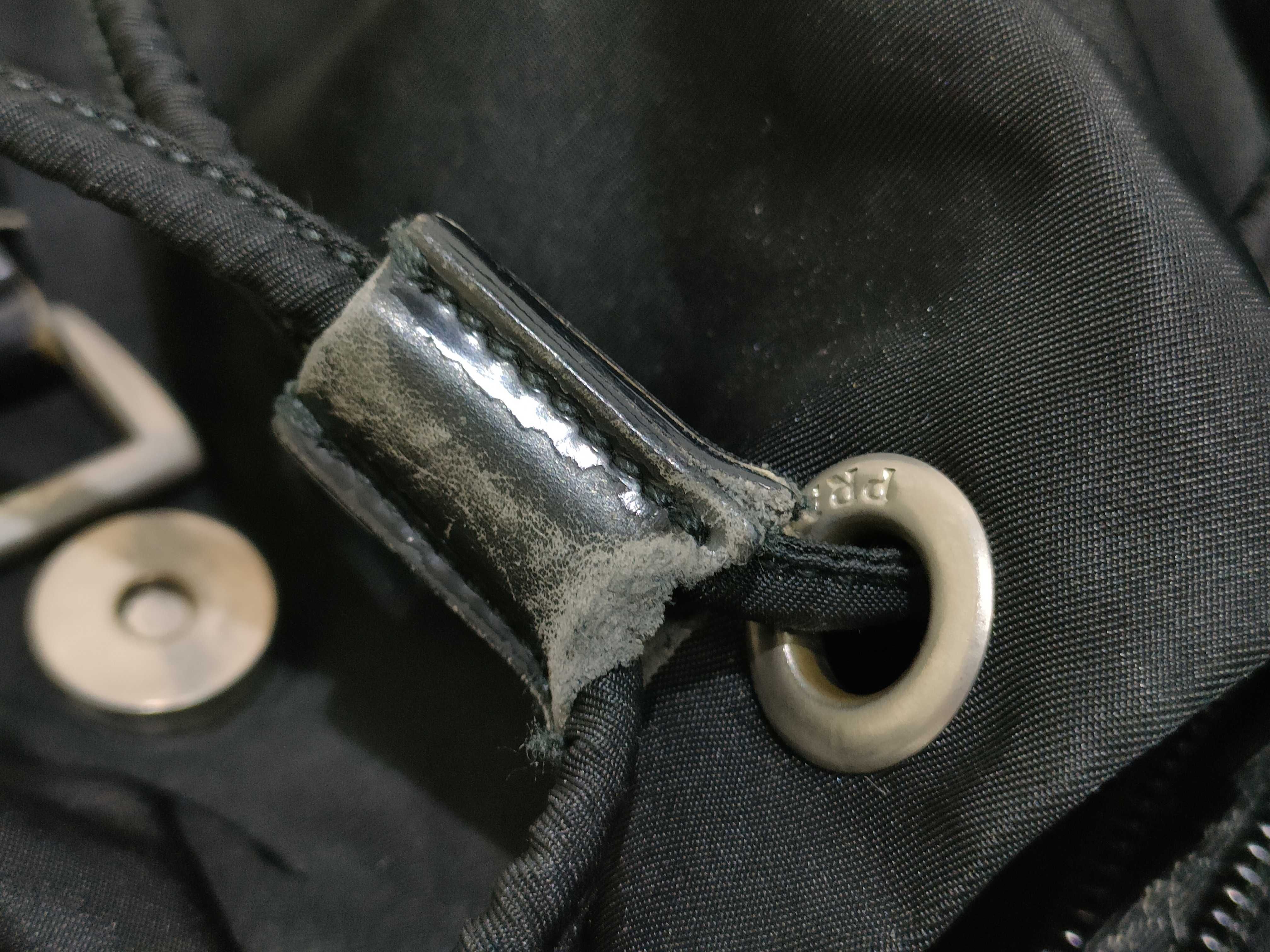 nylon backpack with Prada triangular logo. — view 14