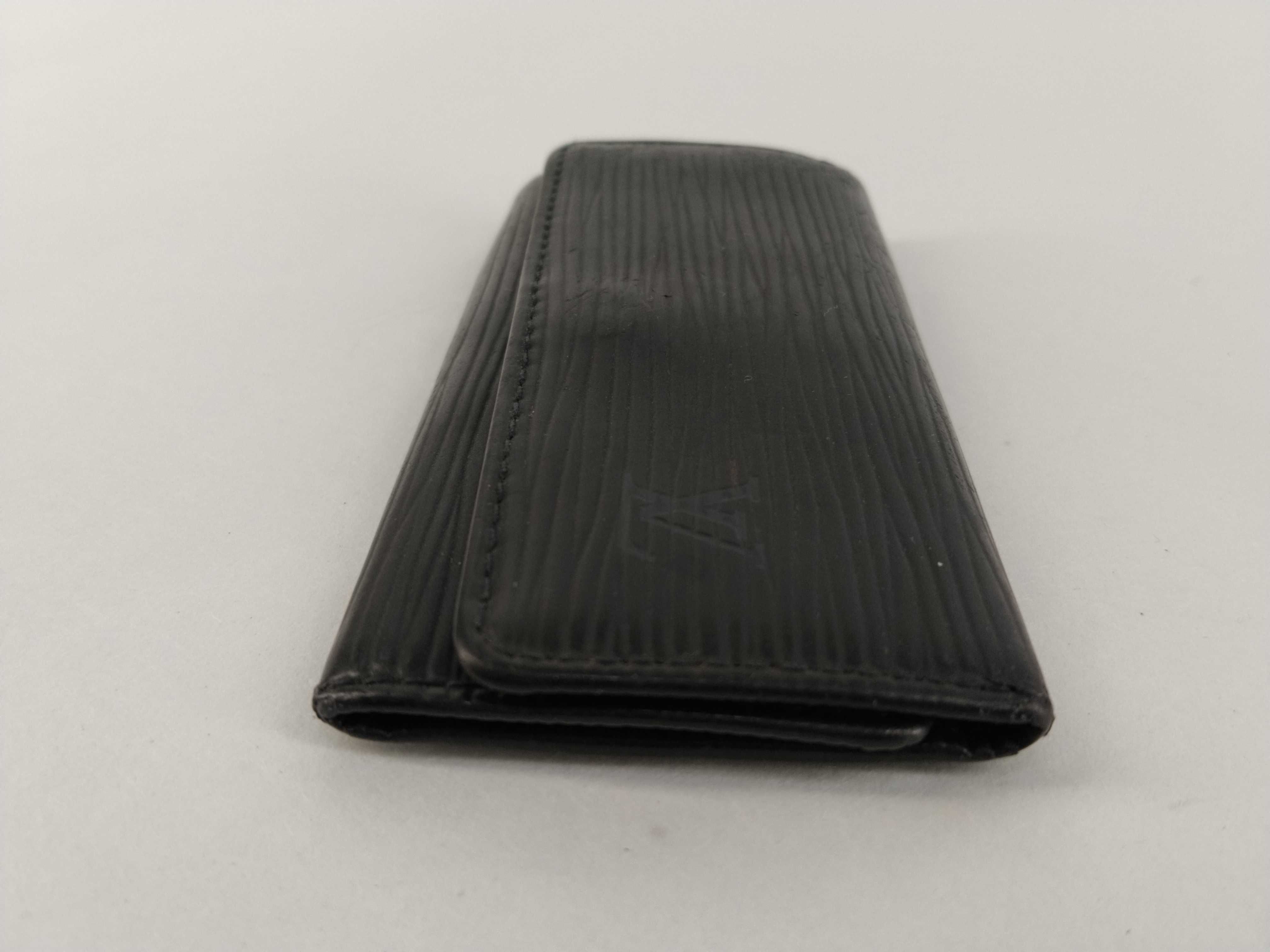 Epi Leather Multicles 4 Key Case (Black) - Key Case — view 6