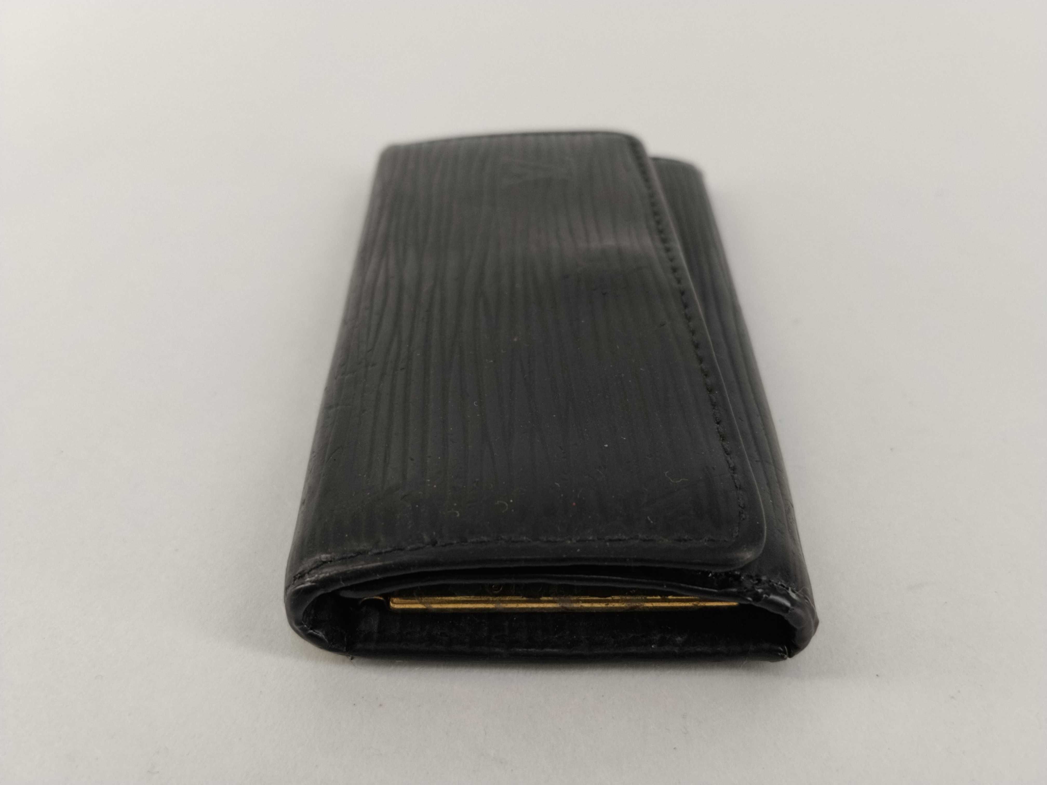 Epi Leather Multicles 4 Key Case (Black) - Key Case — view 8