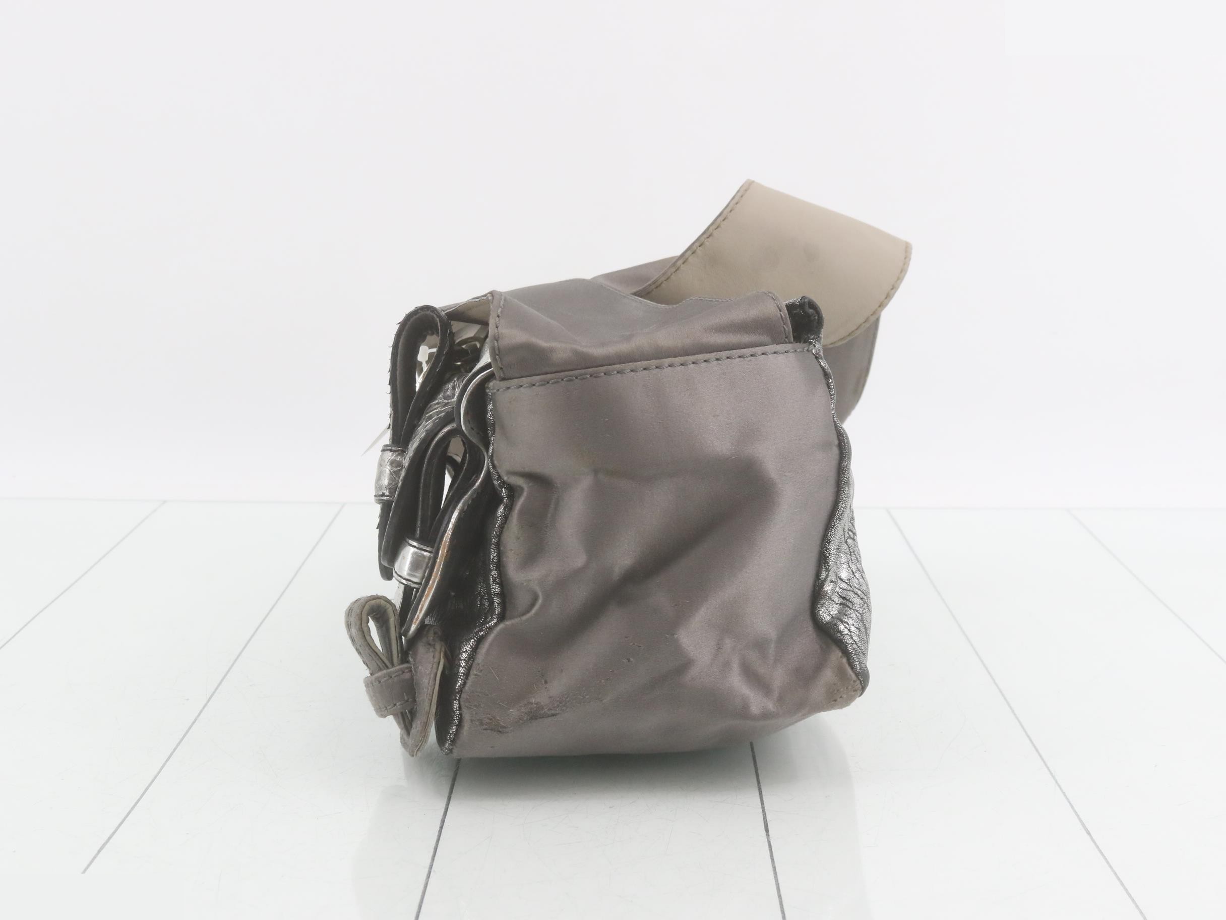 Python satin shoulder bag — view 3