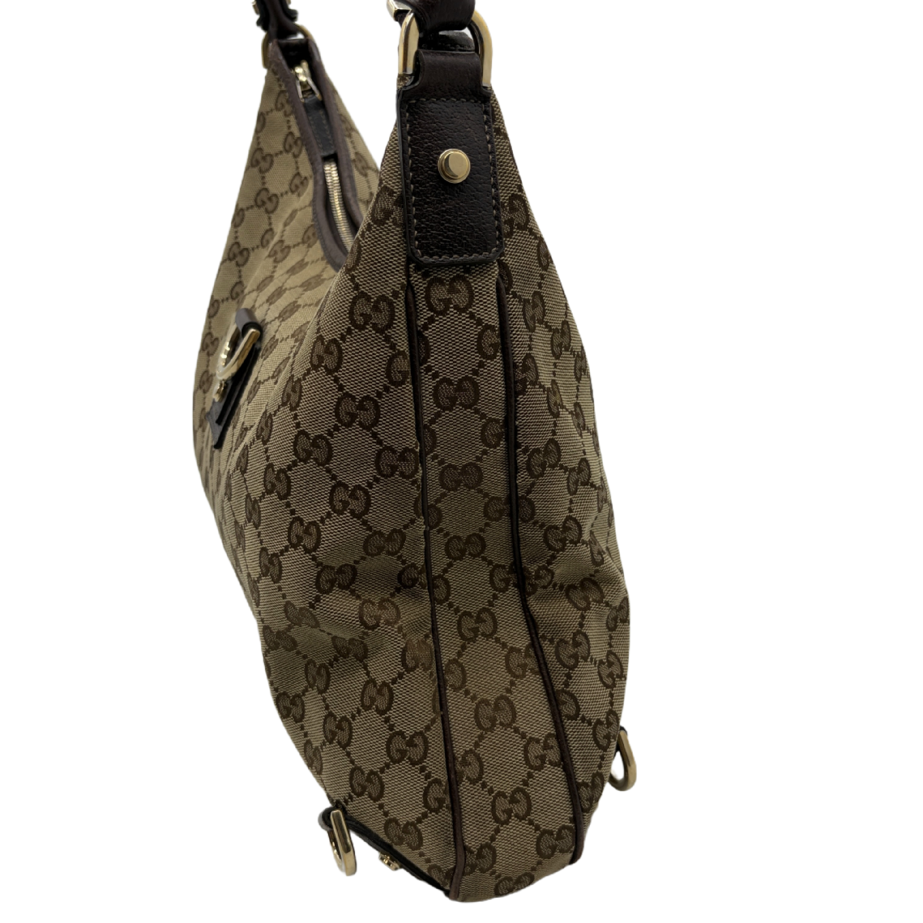 Abby Gigi Canvas D-Ring Shoulder Bag — view 3