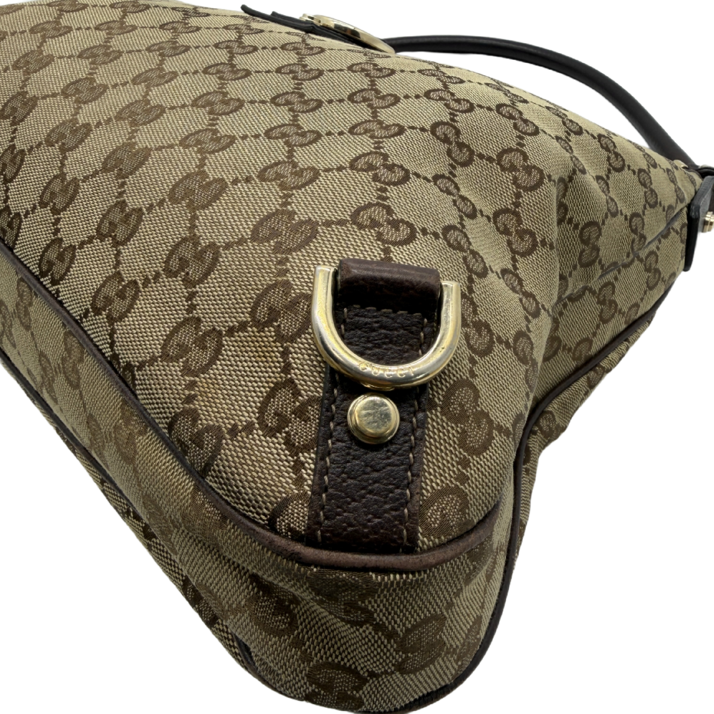 Abby Gigi Canvas D-Ring Shoulder Bag — view 7