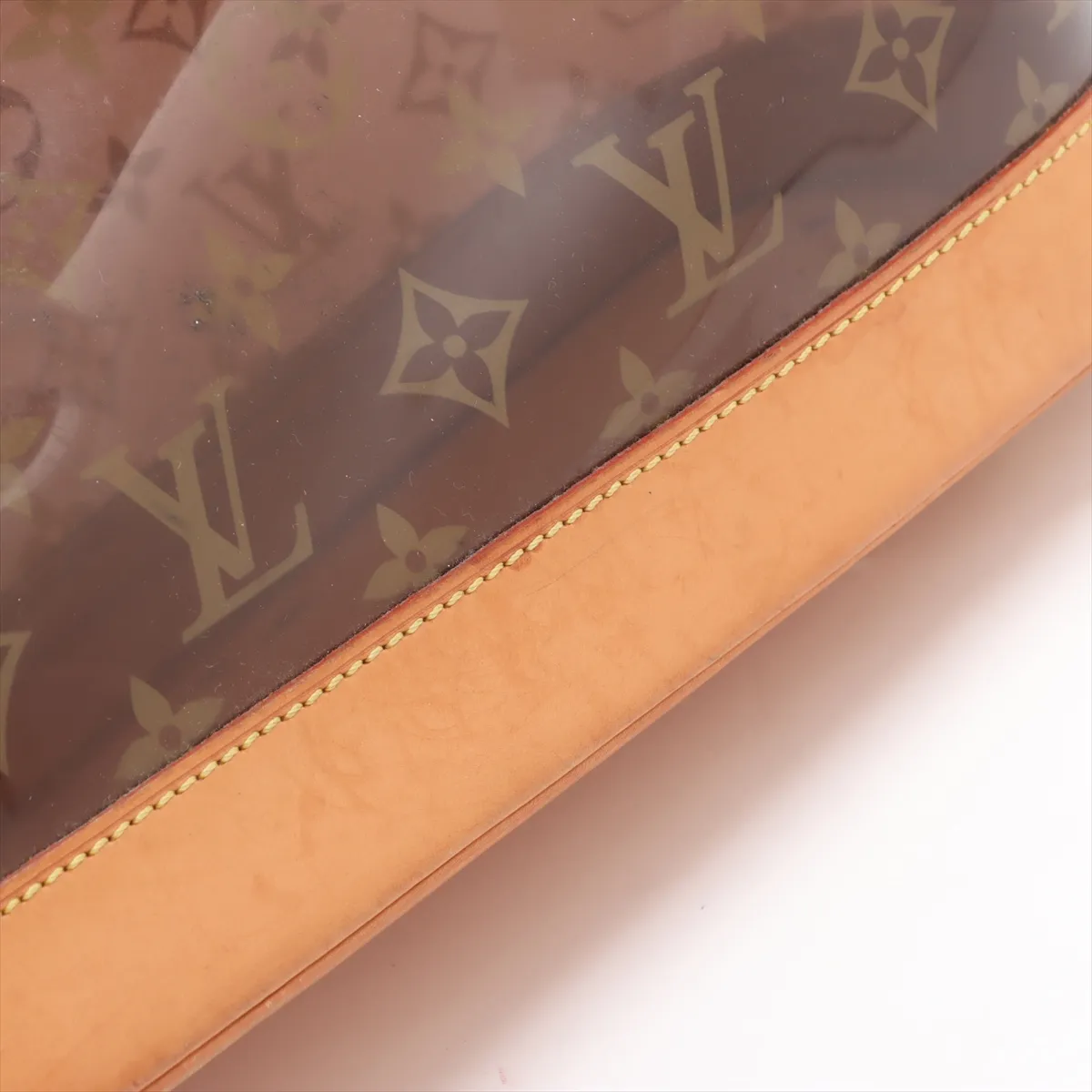 Monogram Vinyl Cabas Ambre MM M92501 LM1022 Brown — view 12
