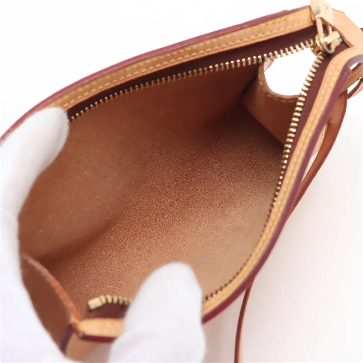 Monogram Vinyl Cabas Ambre MM M92501 LM1022 Brown — view 8