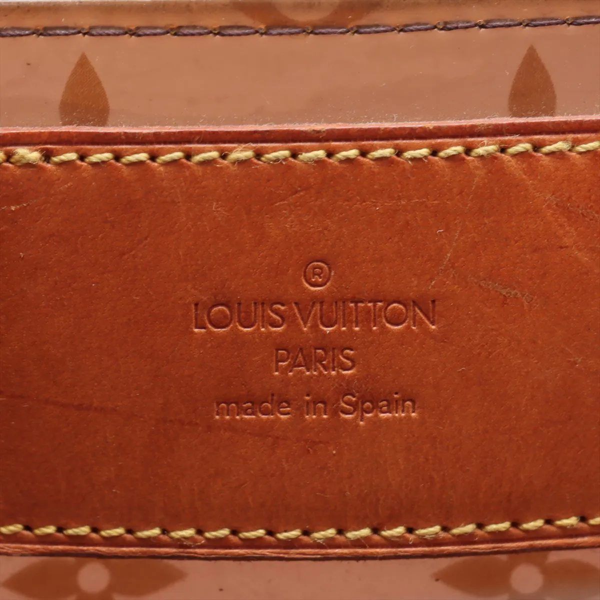 Monogram Vinyl Cabas Ambre MM M92501 LM1022 Brown — view 9