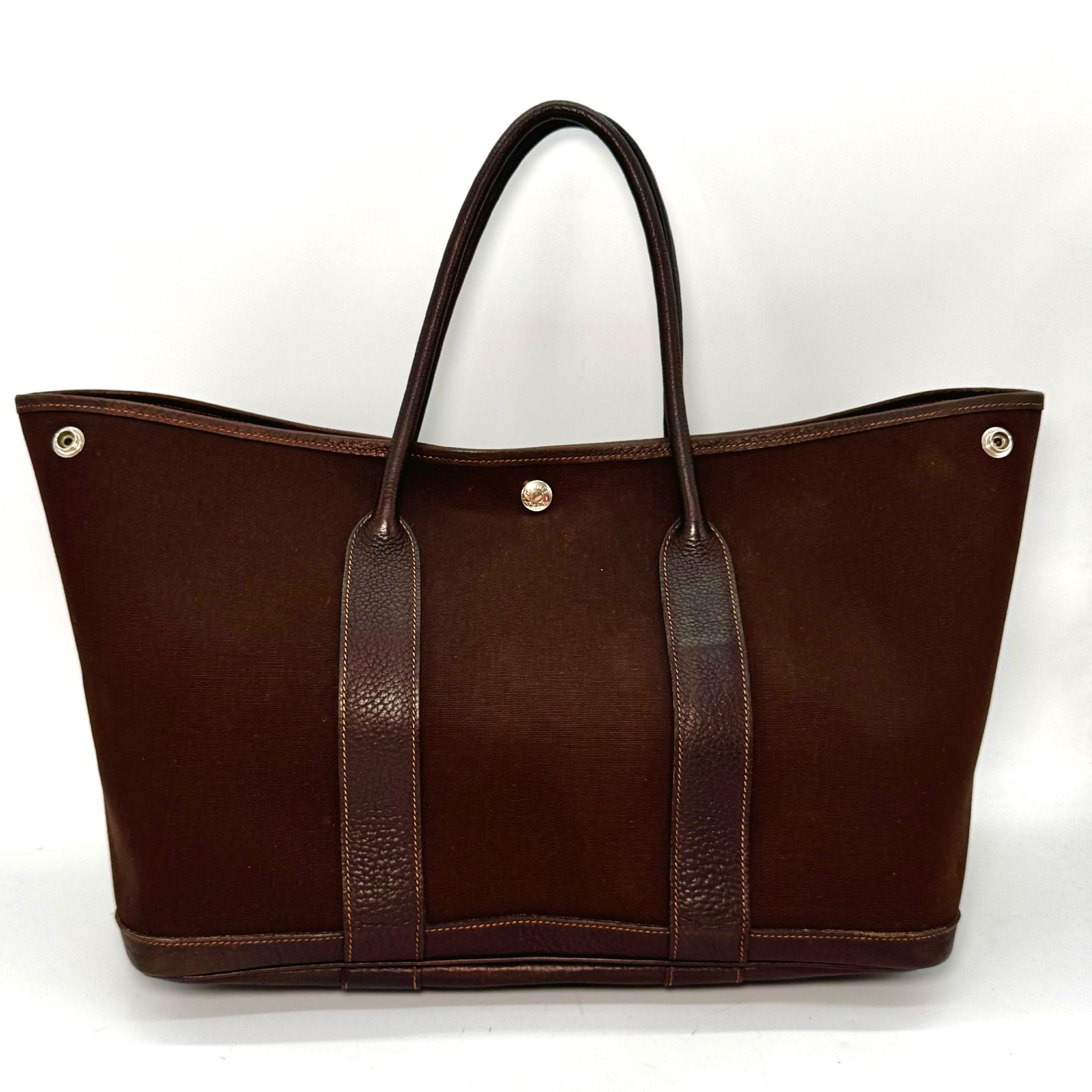 Garden Party Toile Officier Brown PM Tote Bag — view 2