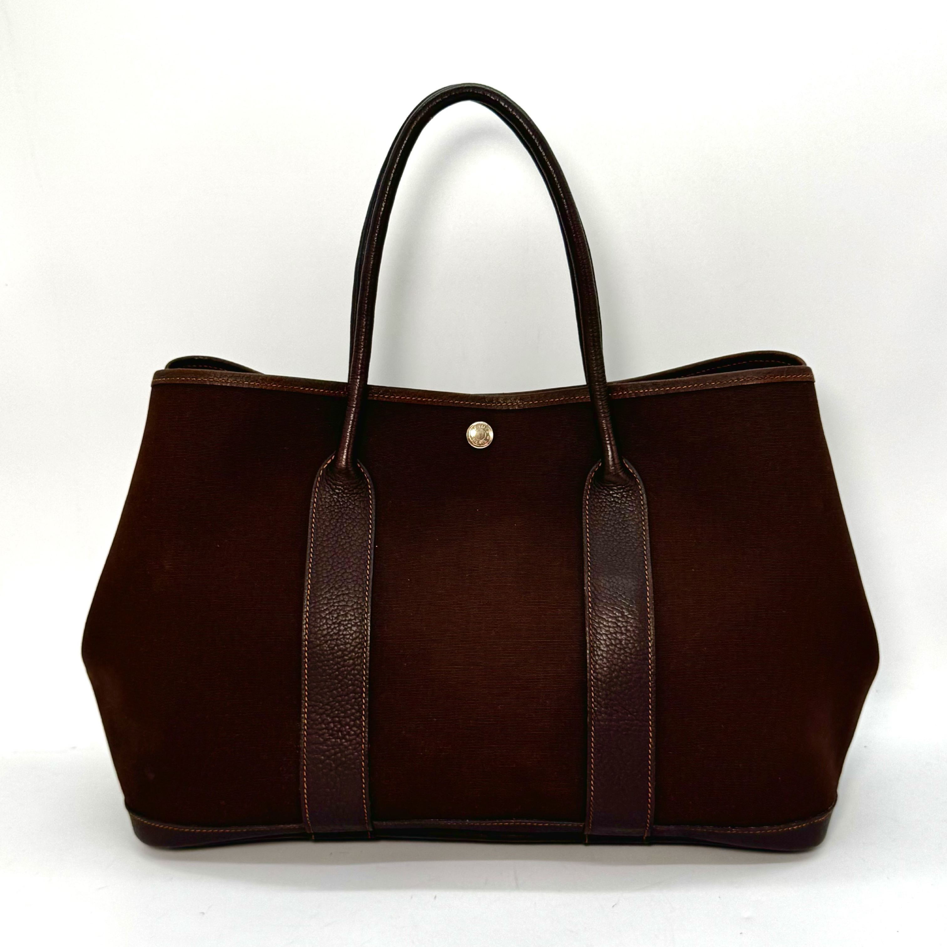 Garden Party Toile Officier Brown PM Tote Bag — view 3