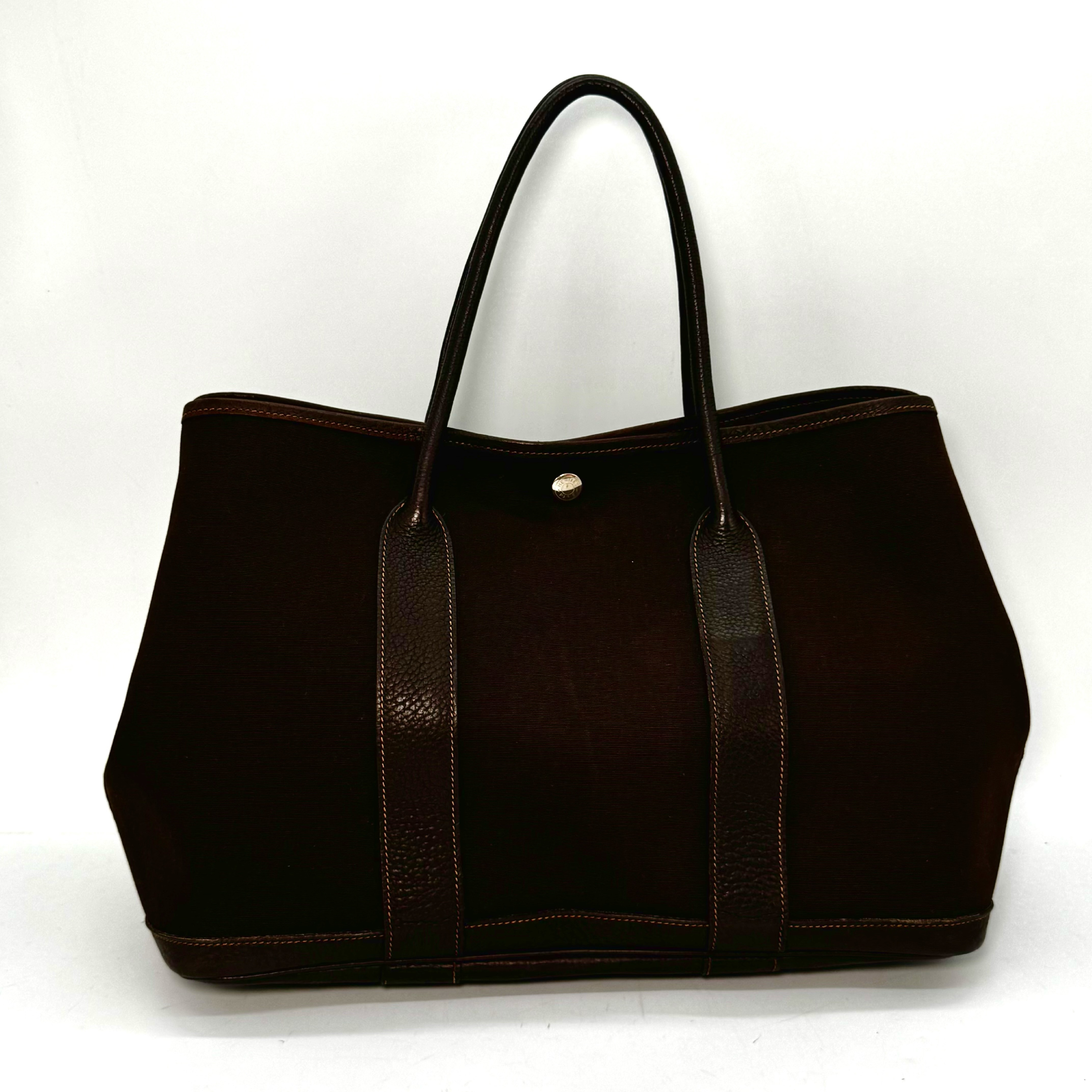 Garden Party Toile Officier Brown PM Tote Bag — view 4