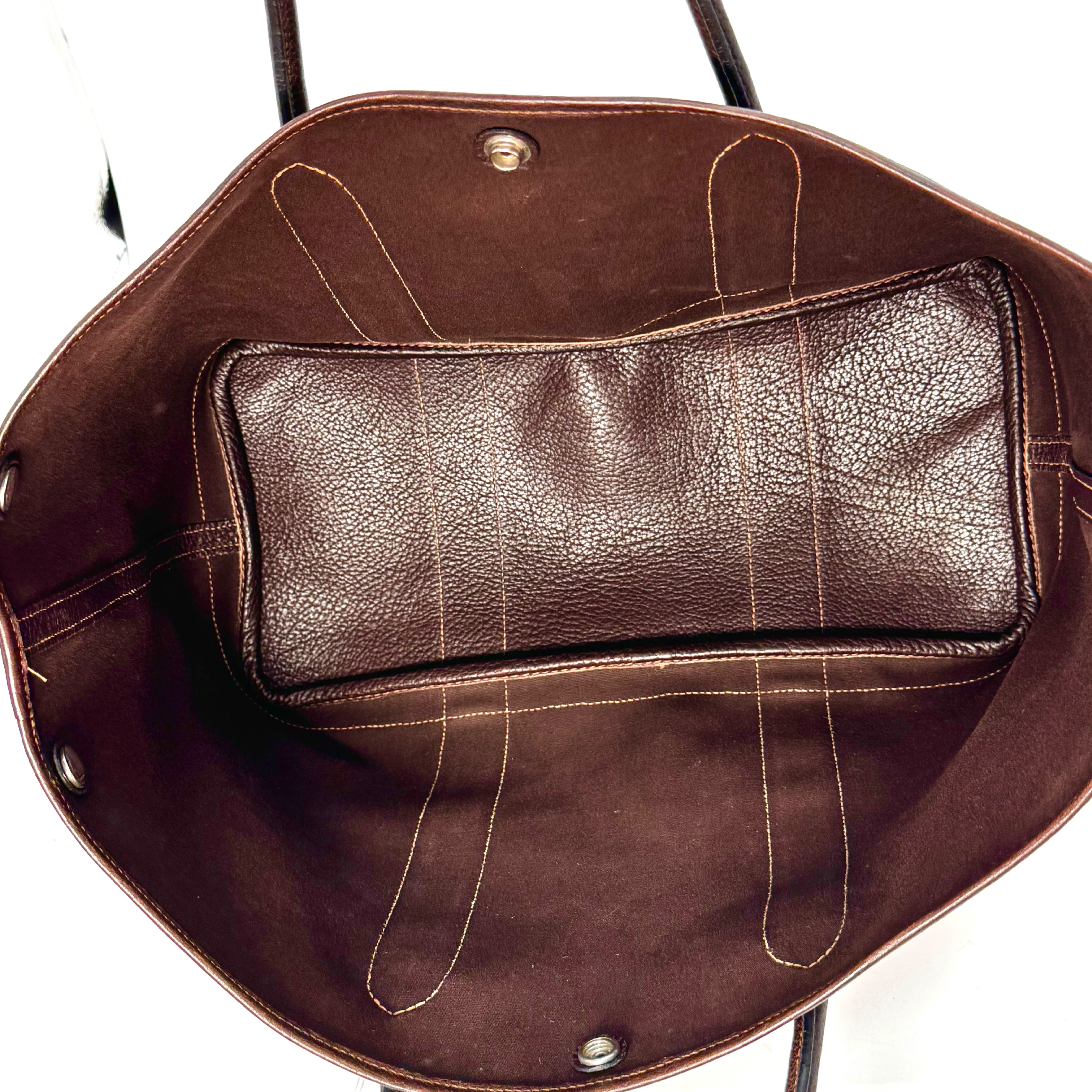 Garden Party Toile Officier Brown PM Tote Bag — view 6