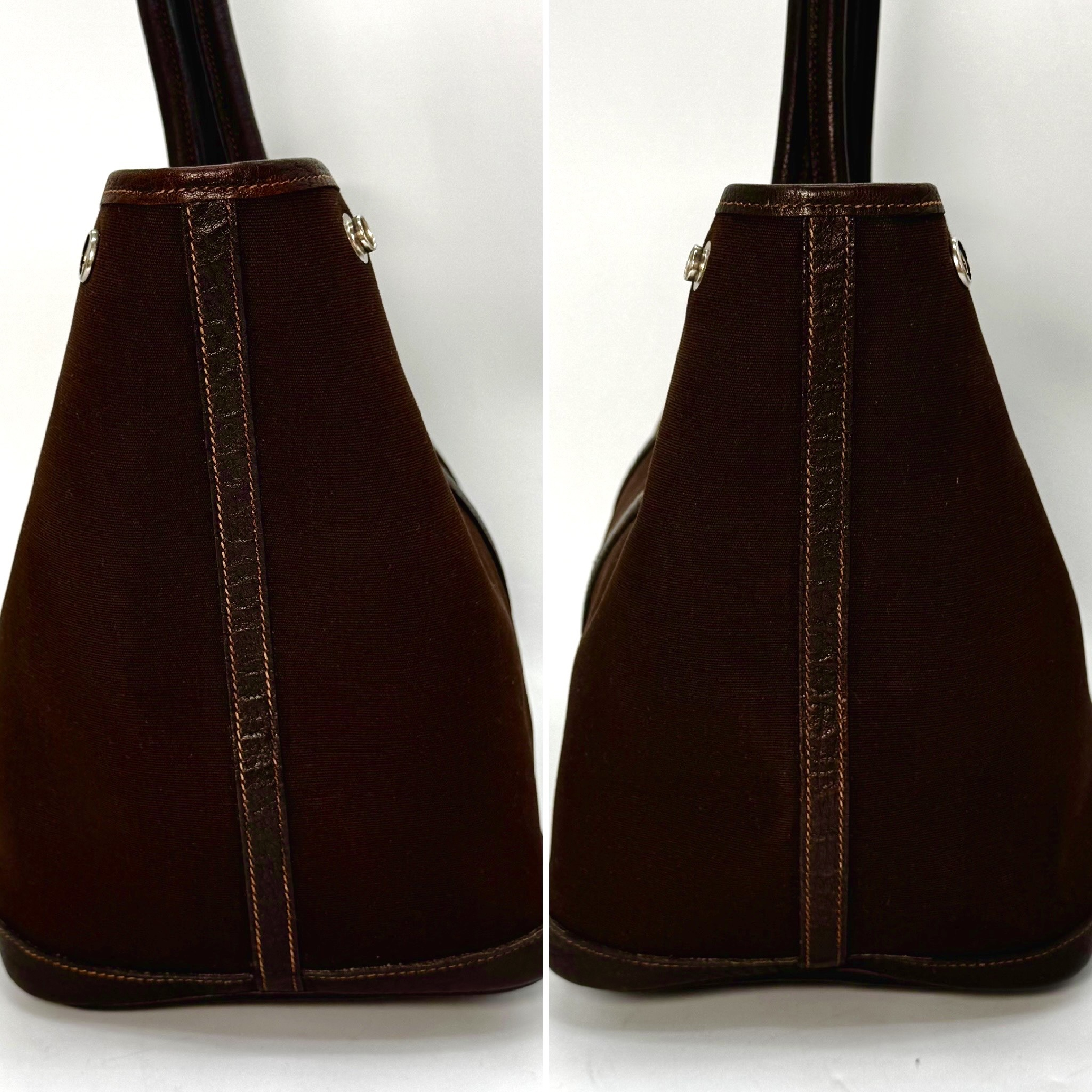 Garden Party Toile Officier Brown PM Tote Bag — view 8