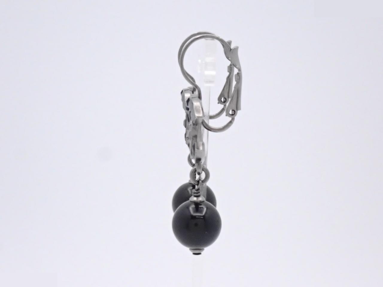 Earrings, Coco Mark, Silver — view 3