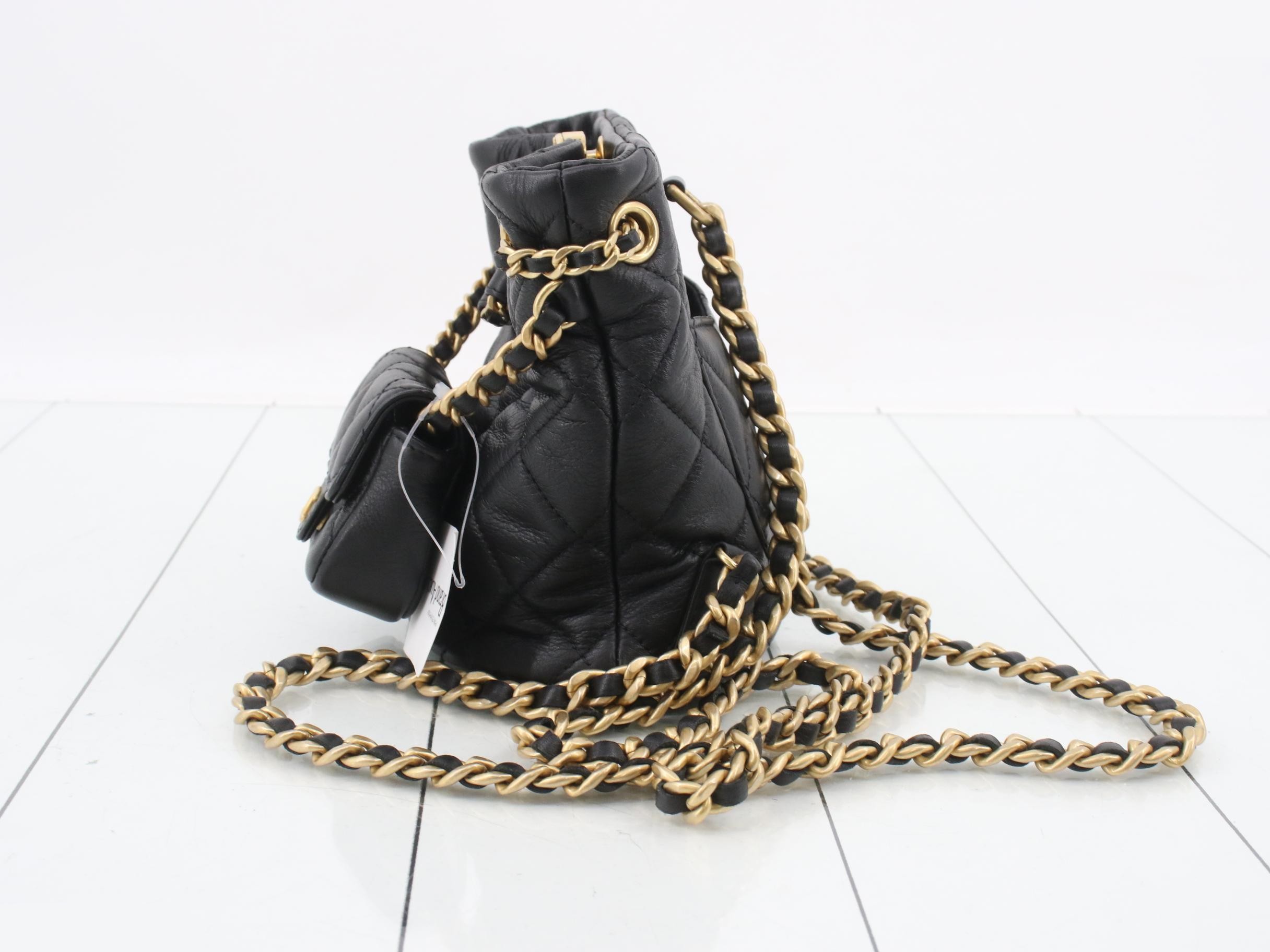 Coco Mark Double Pocket Backpack Shoulder Bag — view 3