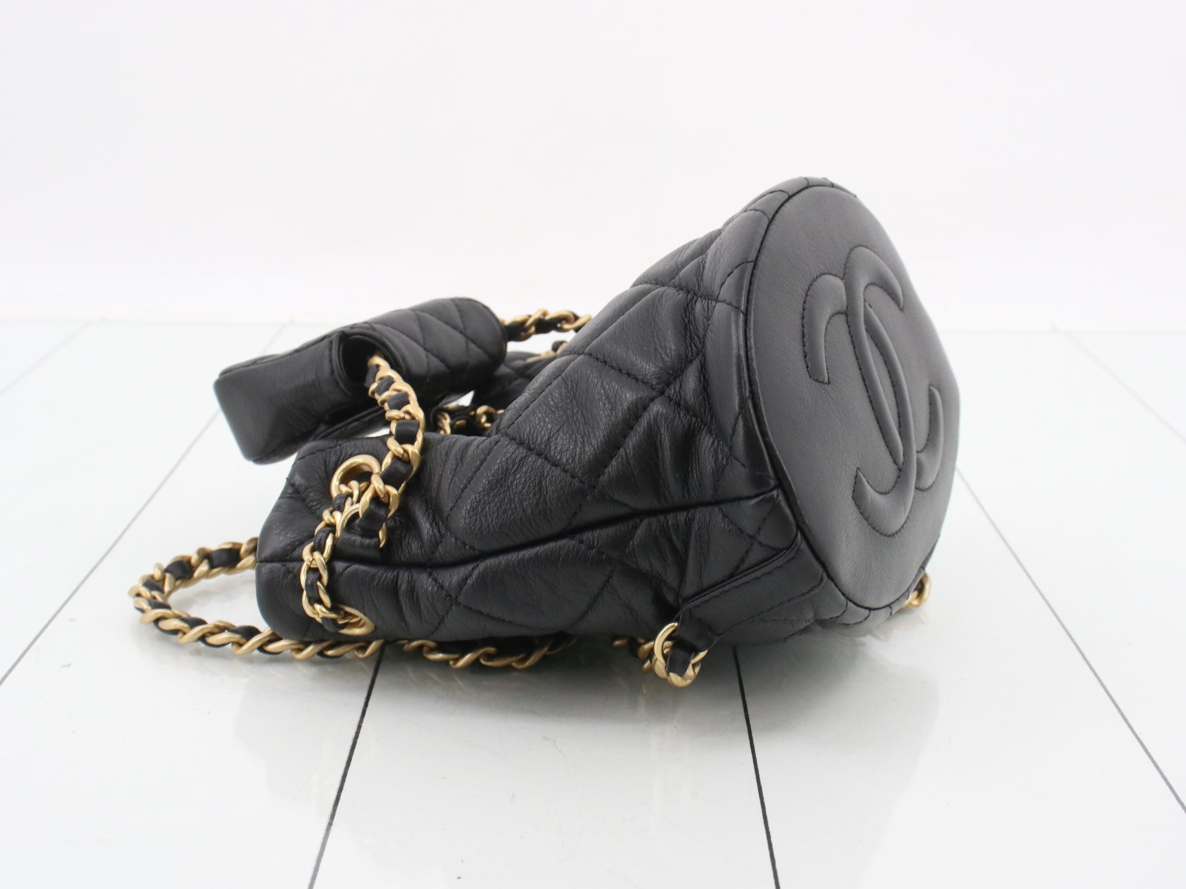 Coco Mark Double Pocket Backpack Shoulder Bag — view 5