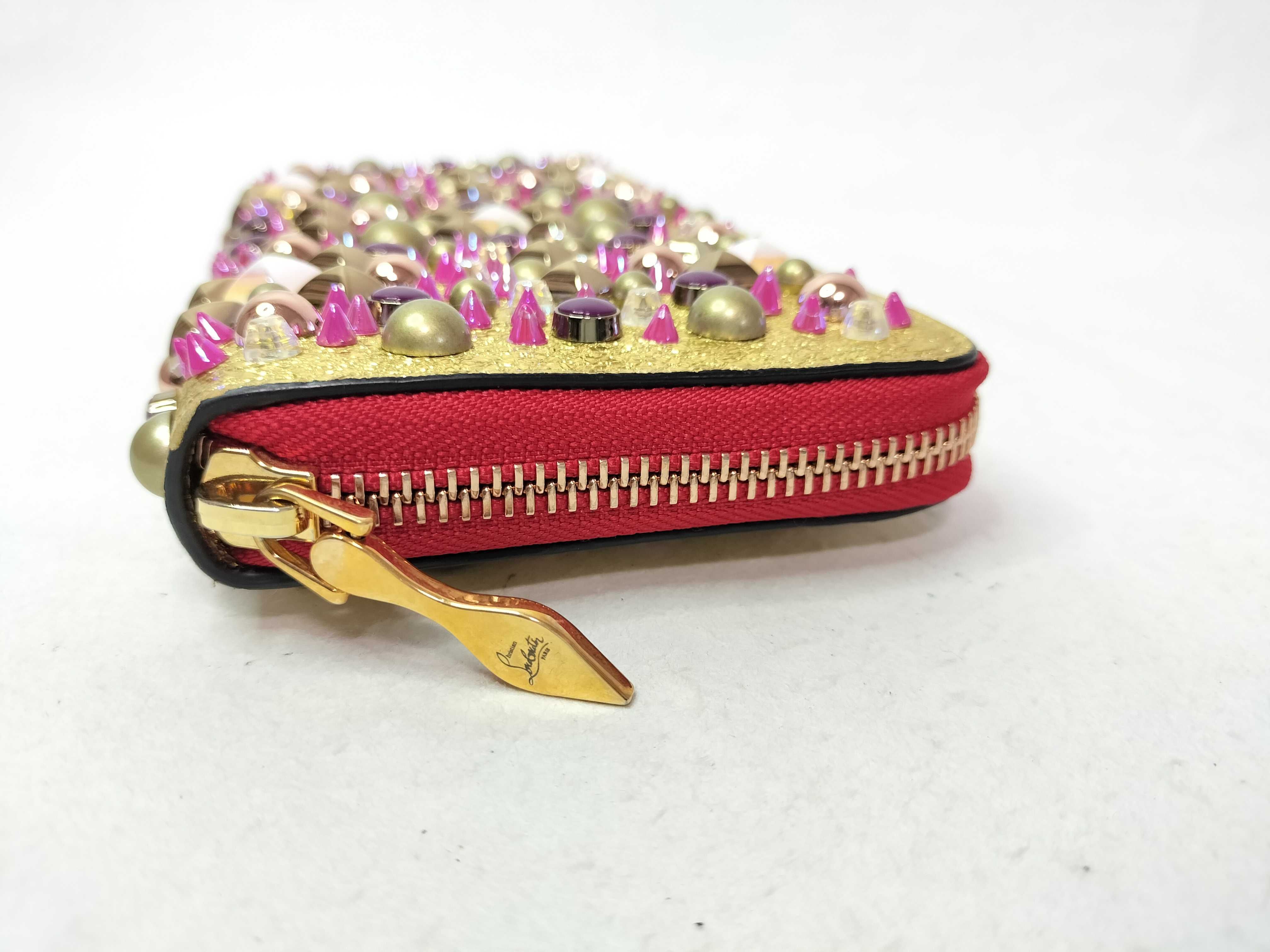wallet, jeweled gold wallet — view 4