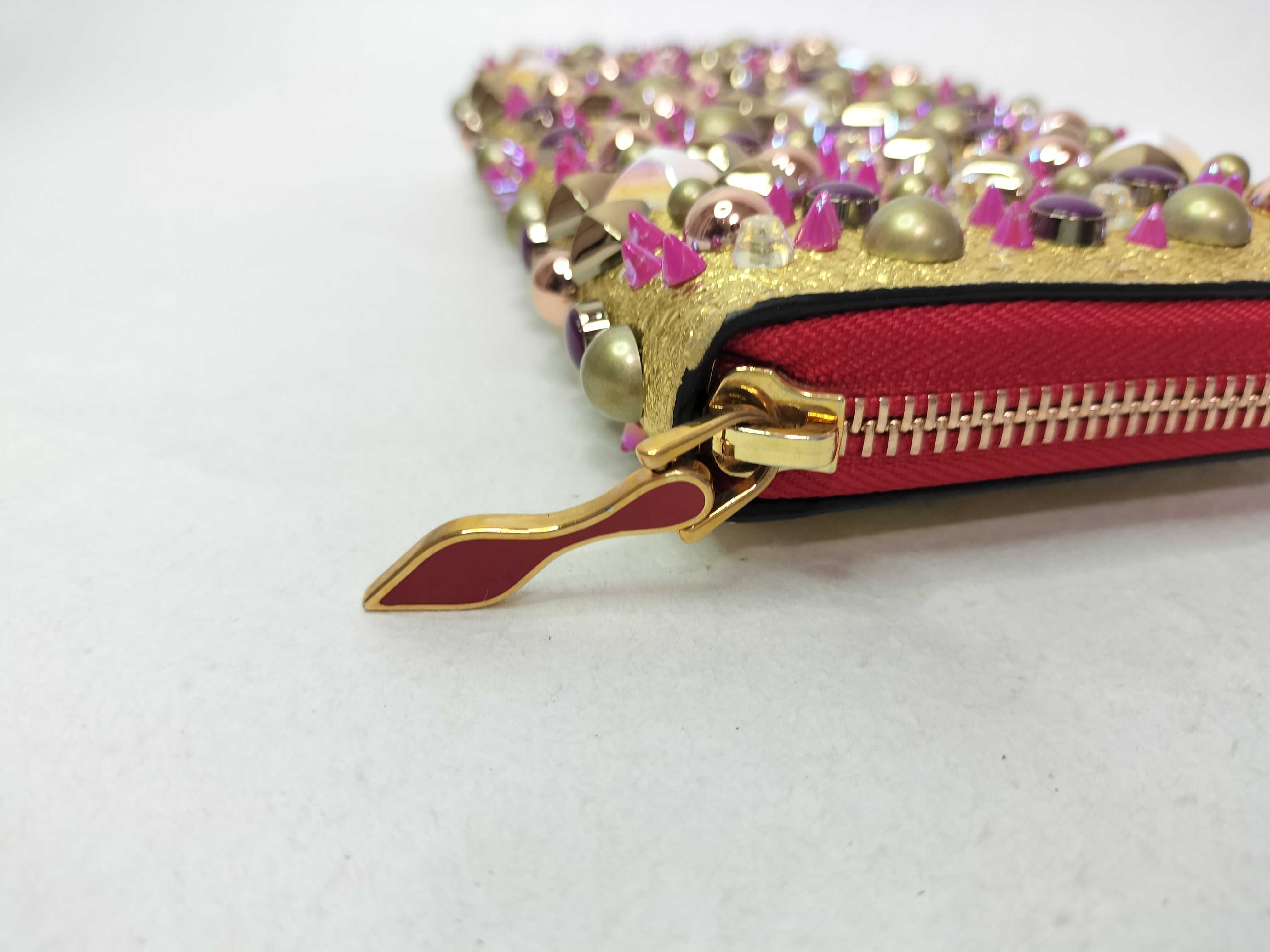 wallet, jeweled gold wallet — view 5