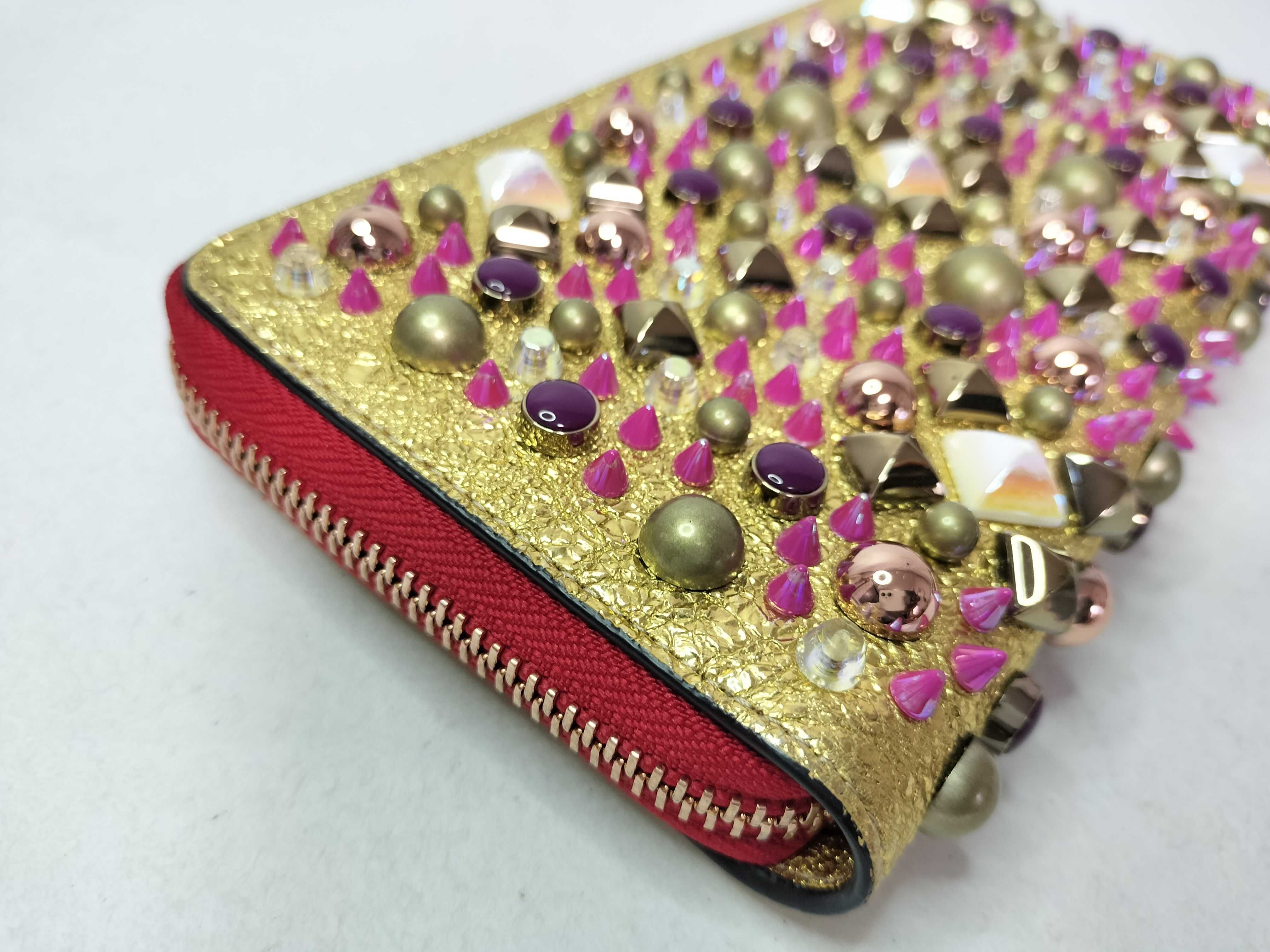 wallet, jeweled gold wallet — view 8