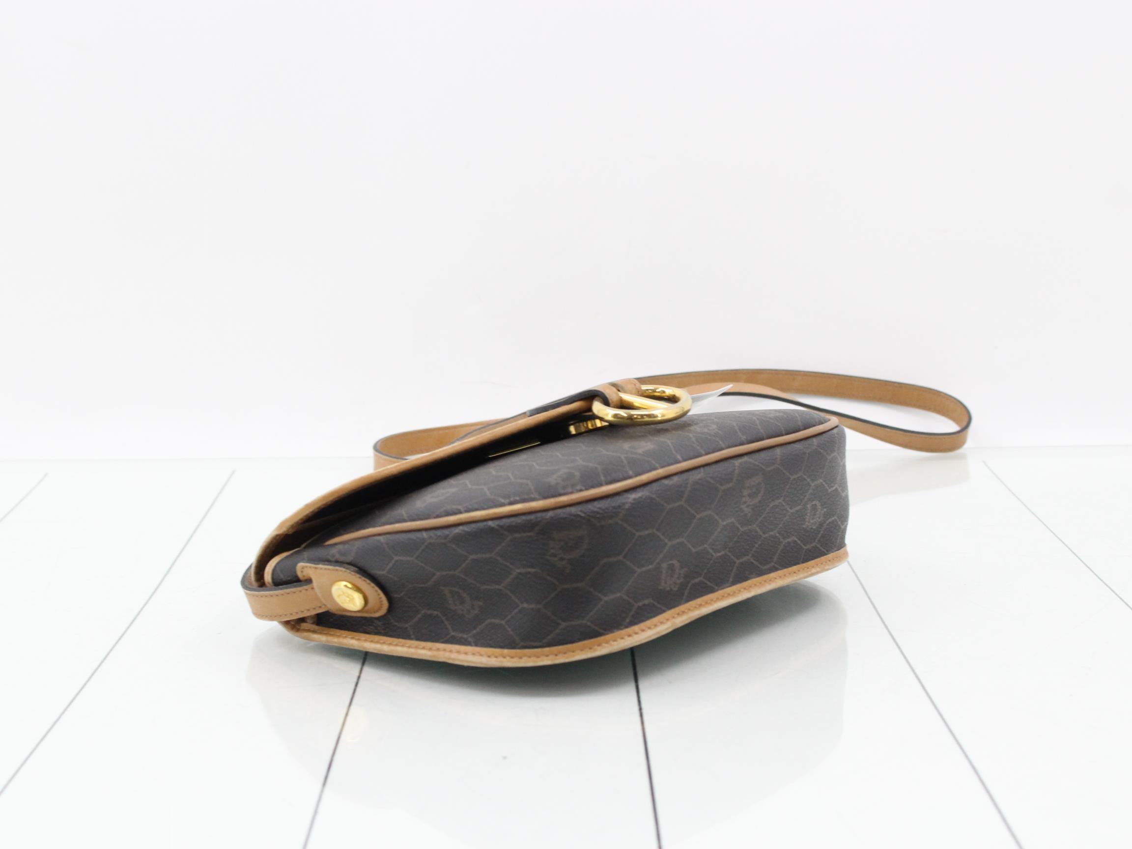 Shoulder bag, honeycomb pattern, PVC, leather — view 5