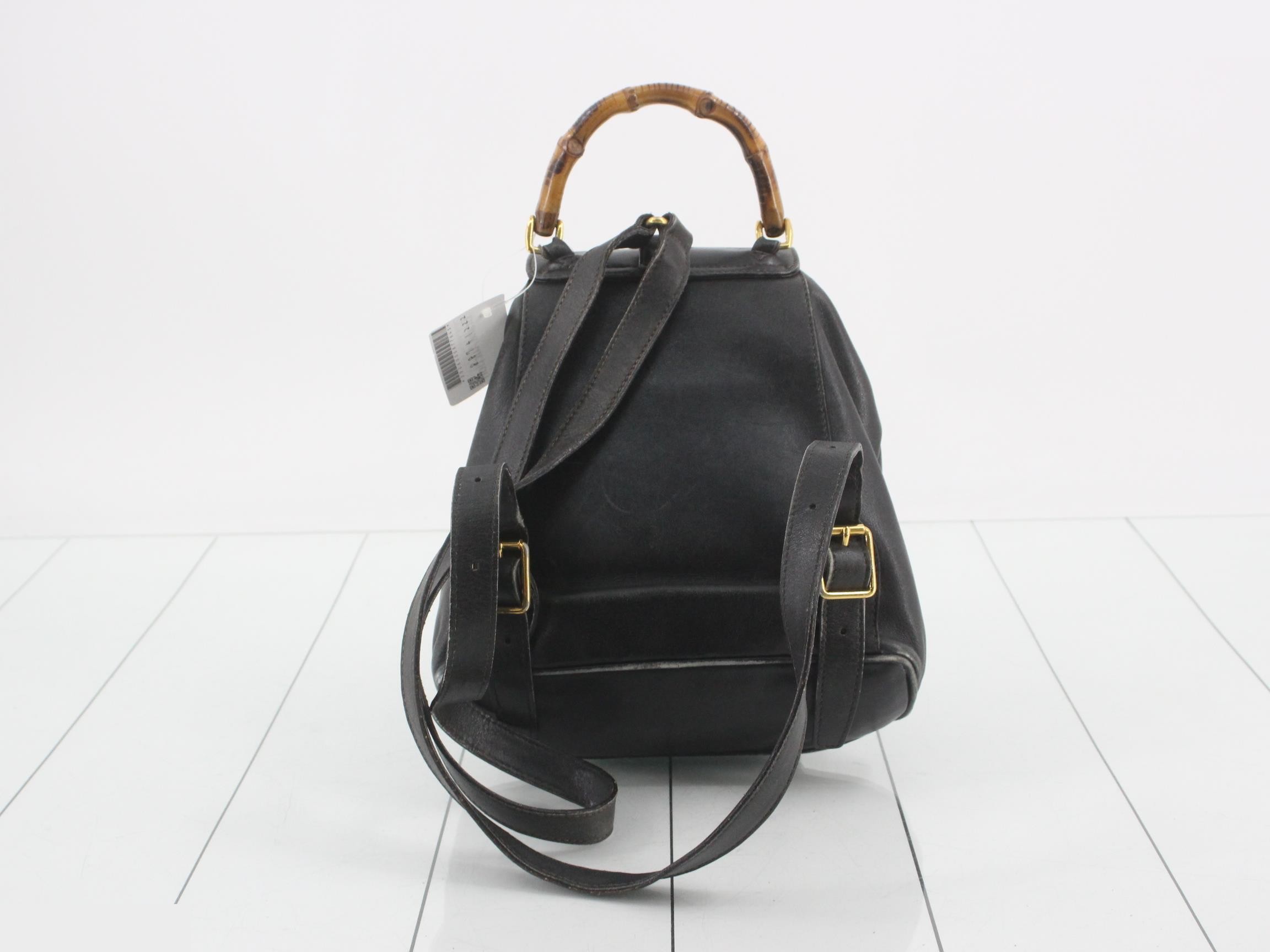 Bamboo Backpack Leather — view 2
