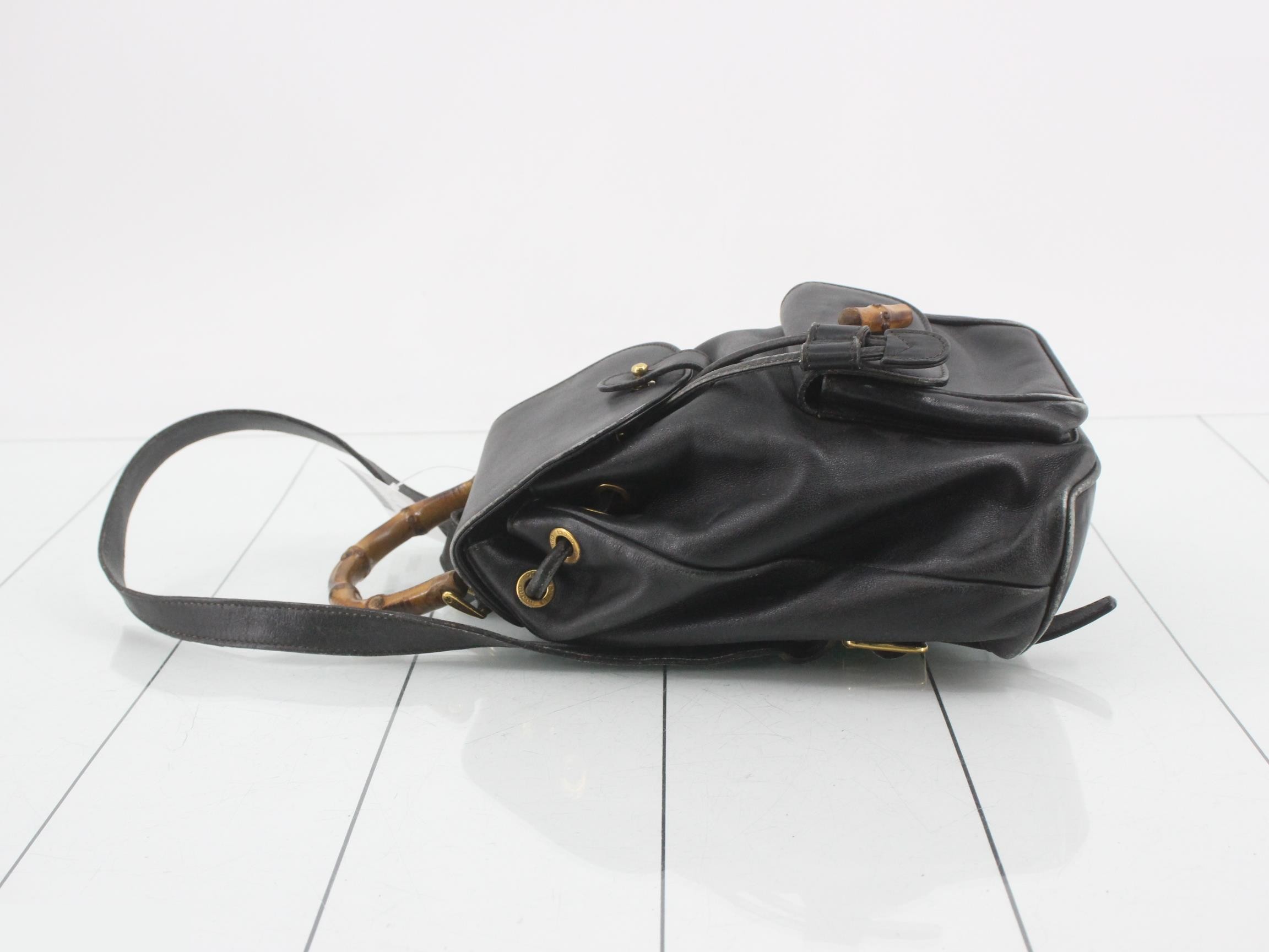 Bamboo Backpack Leather — view 4