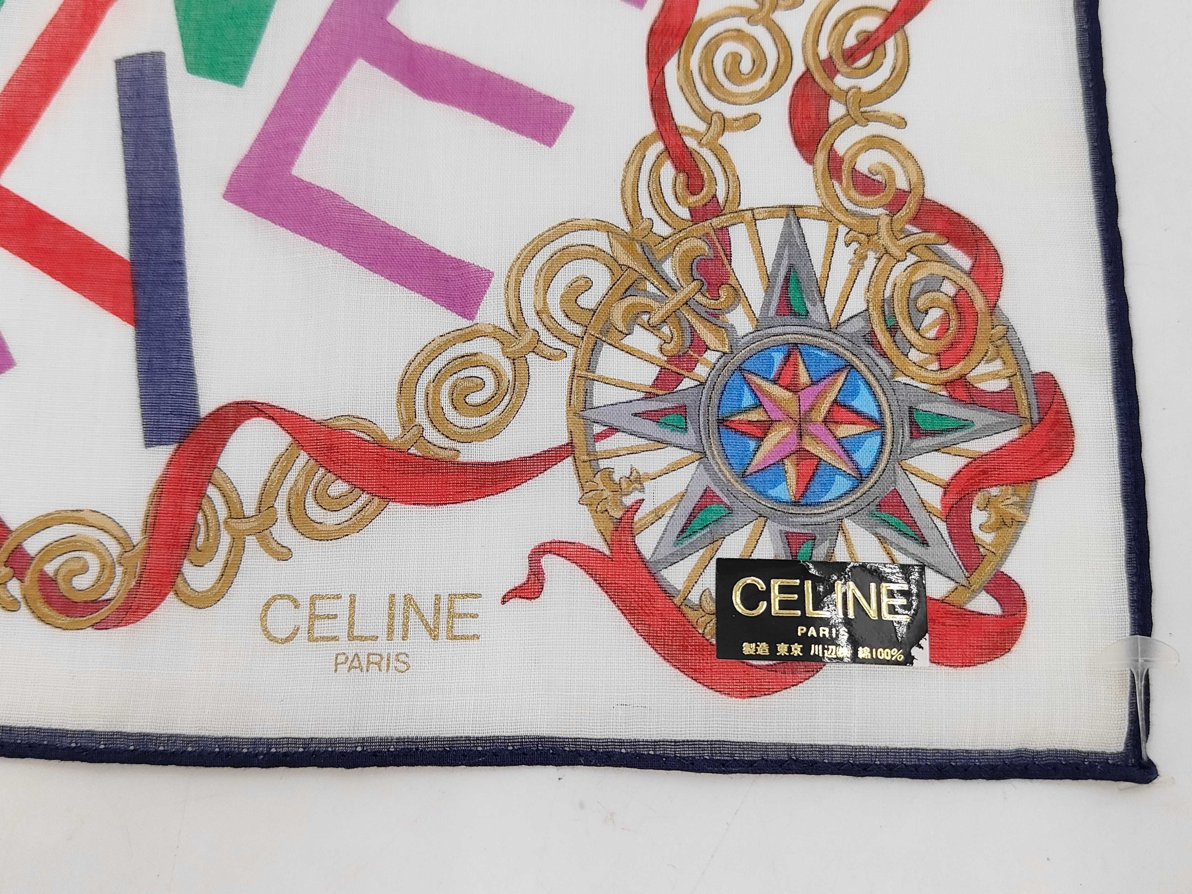scarf handkerchief with alphabet pattern and other accessories — view 3