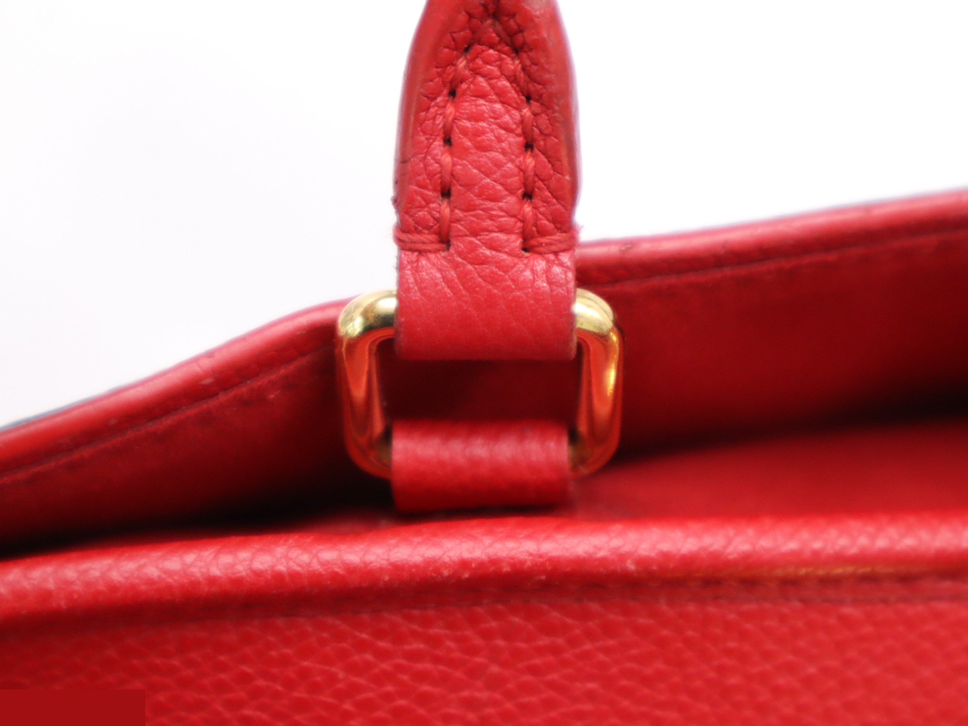 [Wholesale] Popincourt PM Rouge Shoulder Strap Cadena — view 7