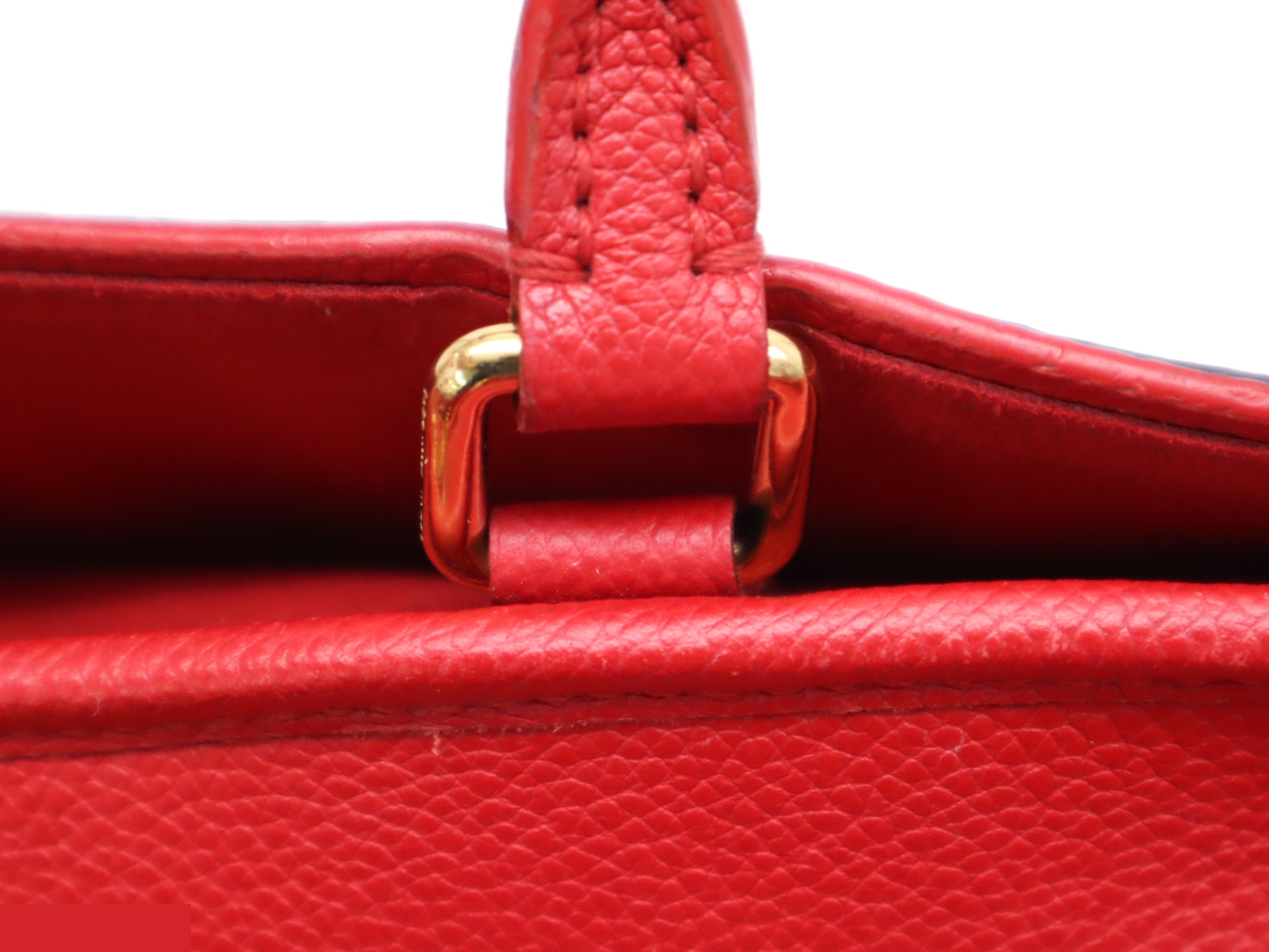 [Wholesale] Popincourt PM Rouge Shoulder Strap Cadena — view 8